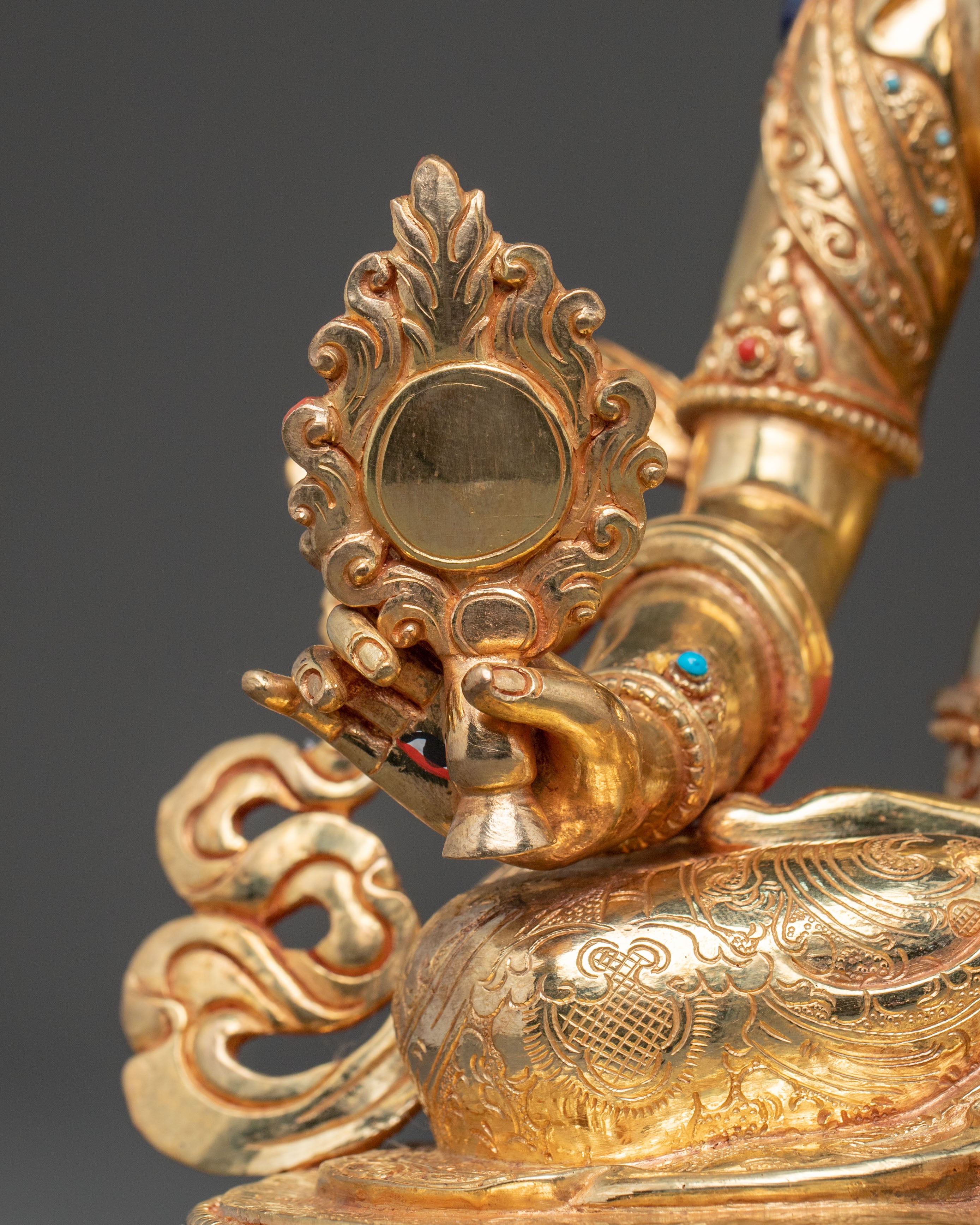 Dukar Golden Statue | Meditation Figure