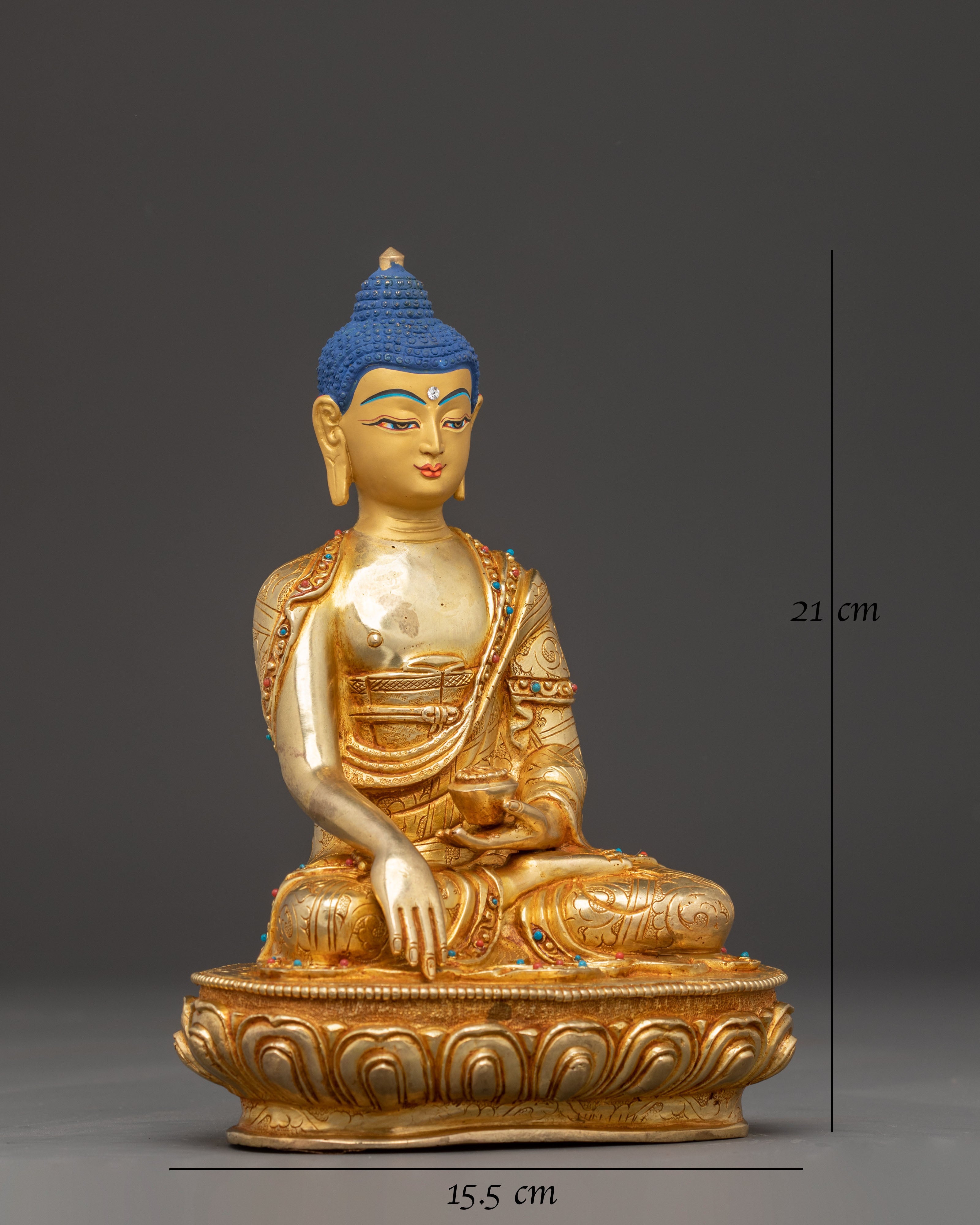 Handmade Sculpture of Dharma Guru Shakyamuni Buddha | Enlightened Master