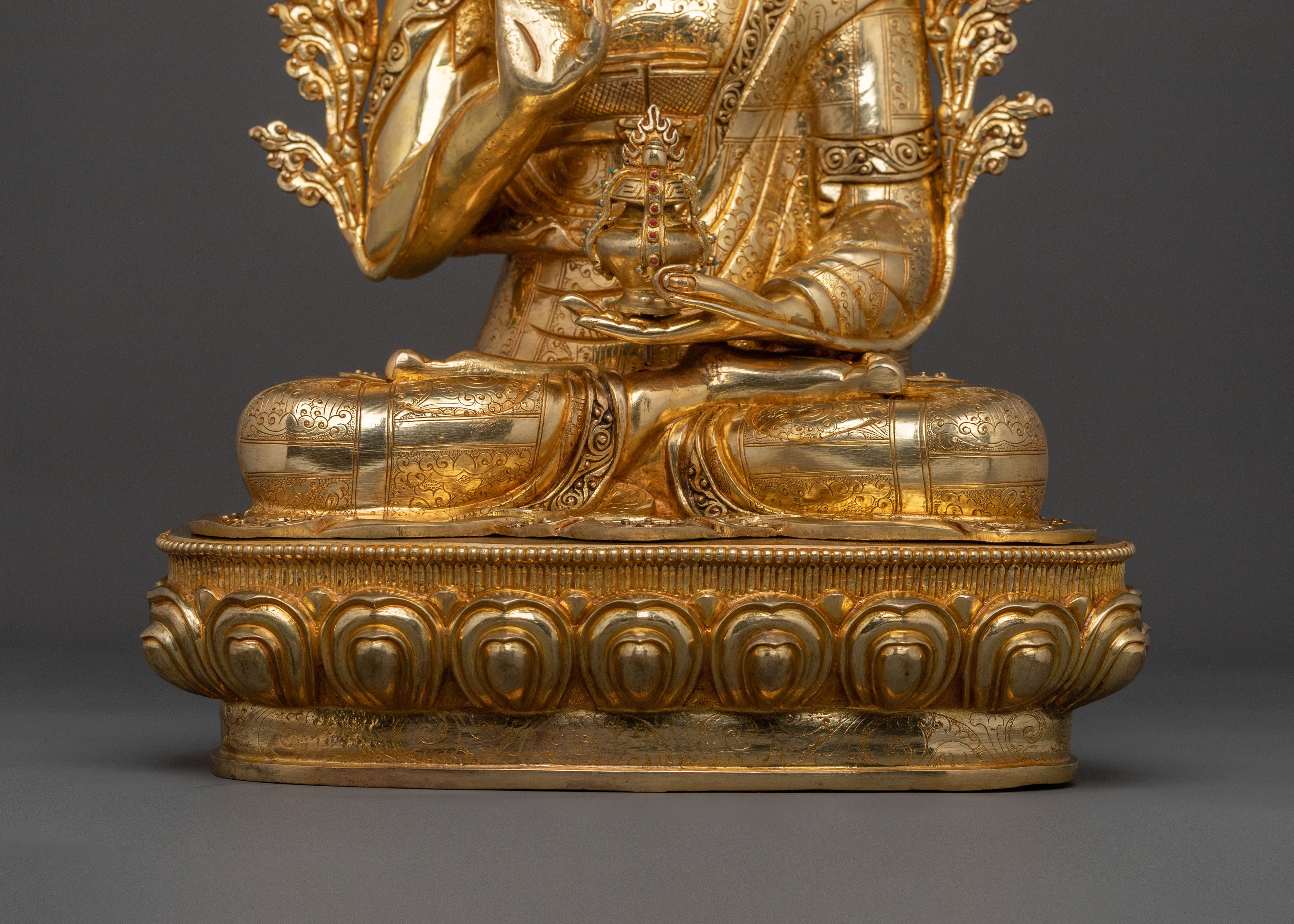 Tsongkhapa Sacred Statue | Tibetan Buddhist Master