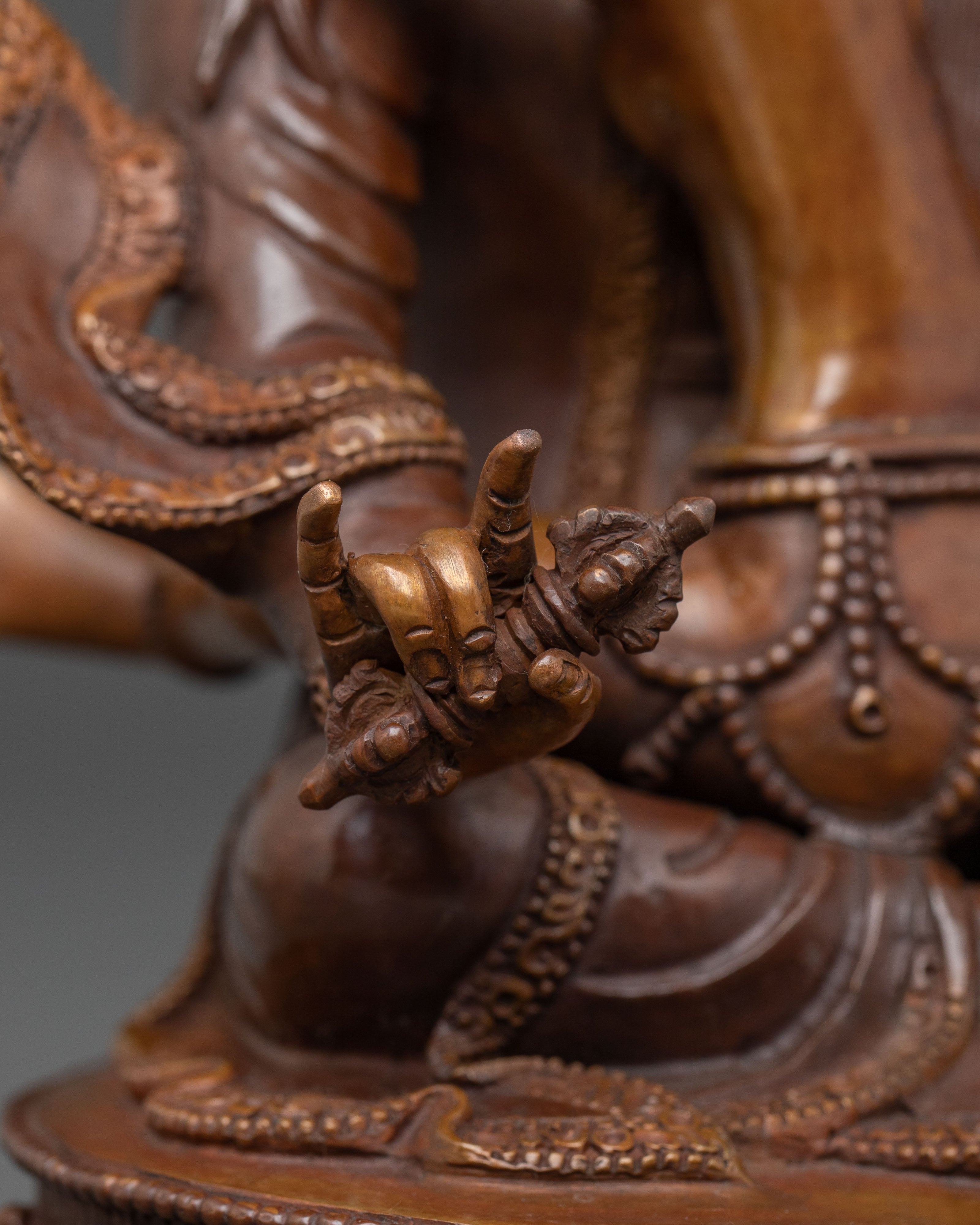 Guru Rinpoche  Statue with Consort | Spiritual Decor