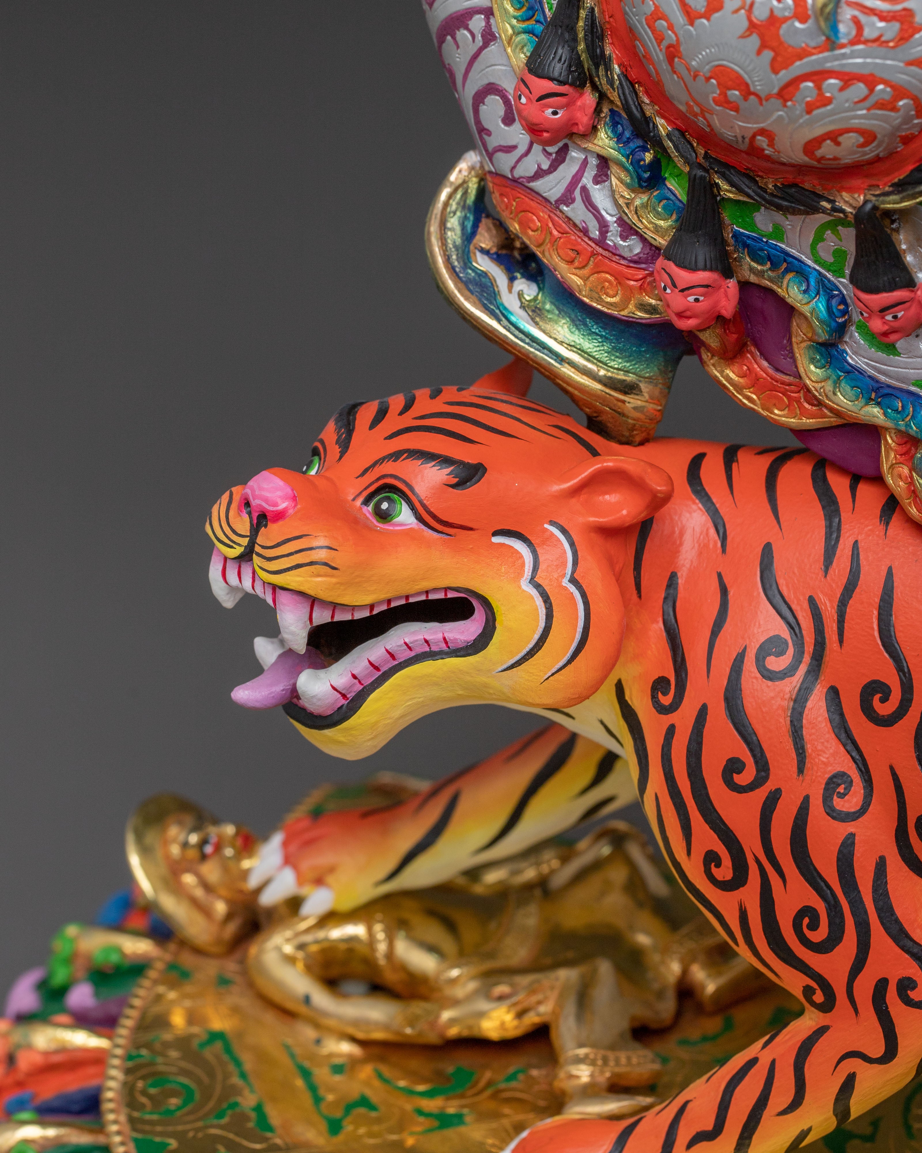 Dorje Drollo Tantric Protector Sculpture for Altar