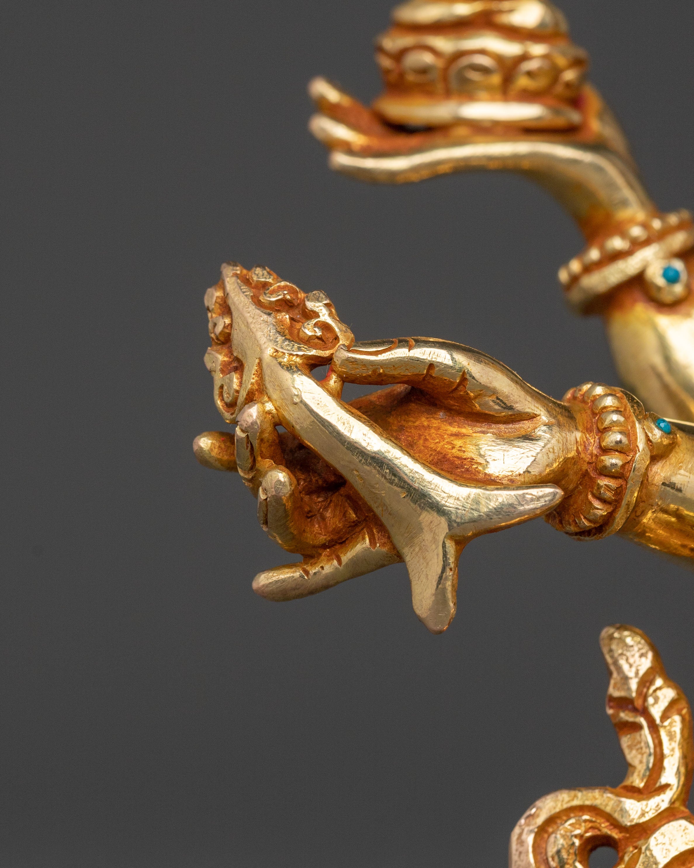 Namgyalma Longevity Statue: 24K Gold Gilded