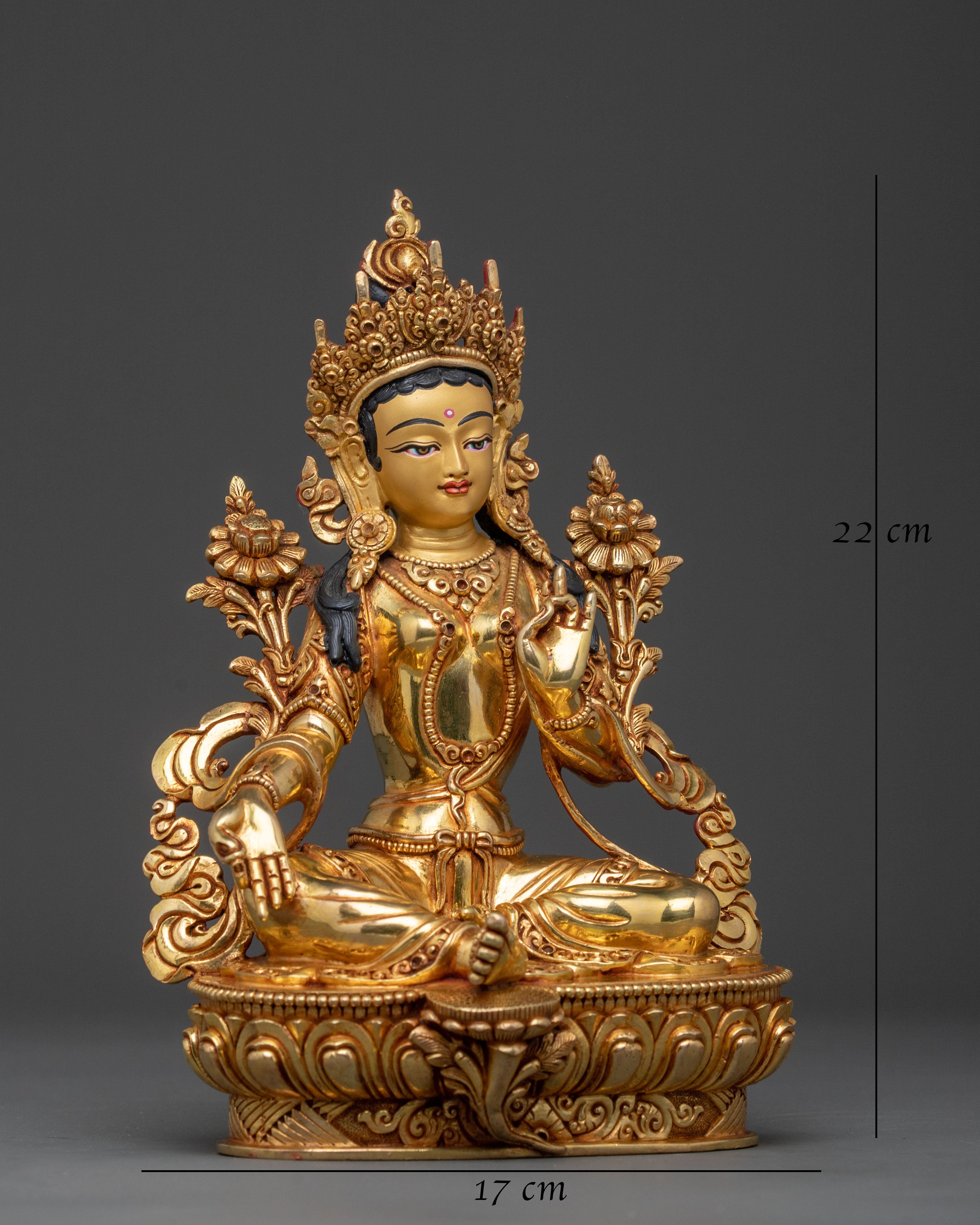 Green Tara Compassion Statue | Made in Nepal