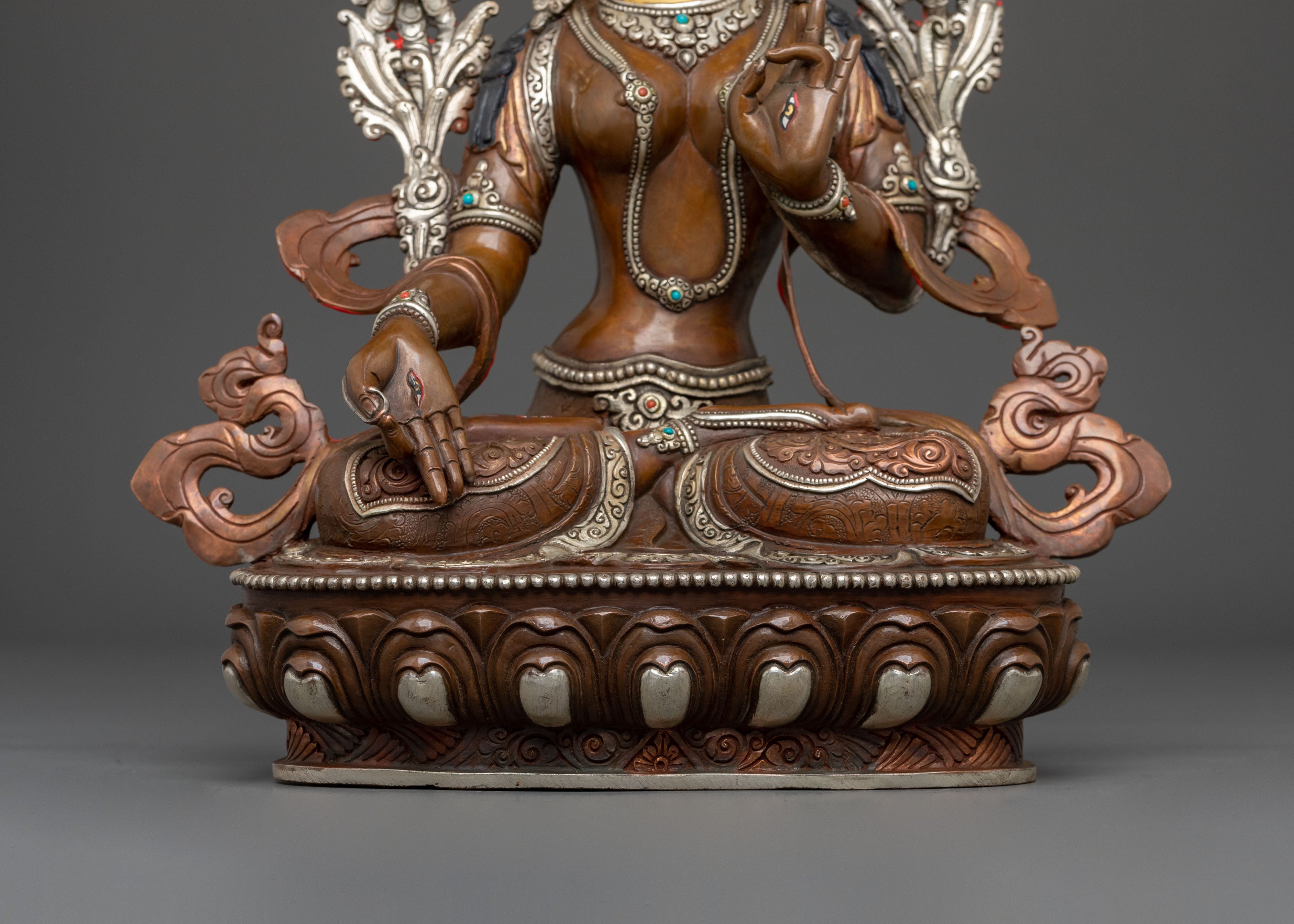 Sita Tara Spiritual Sculpture | Tibetan Goddess