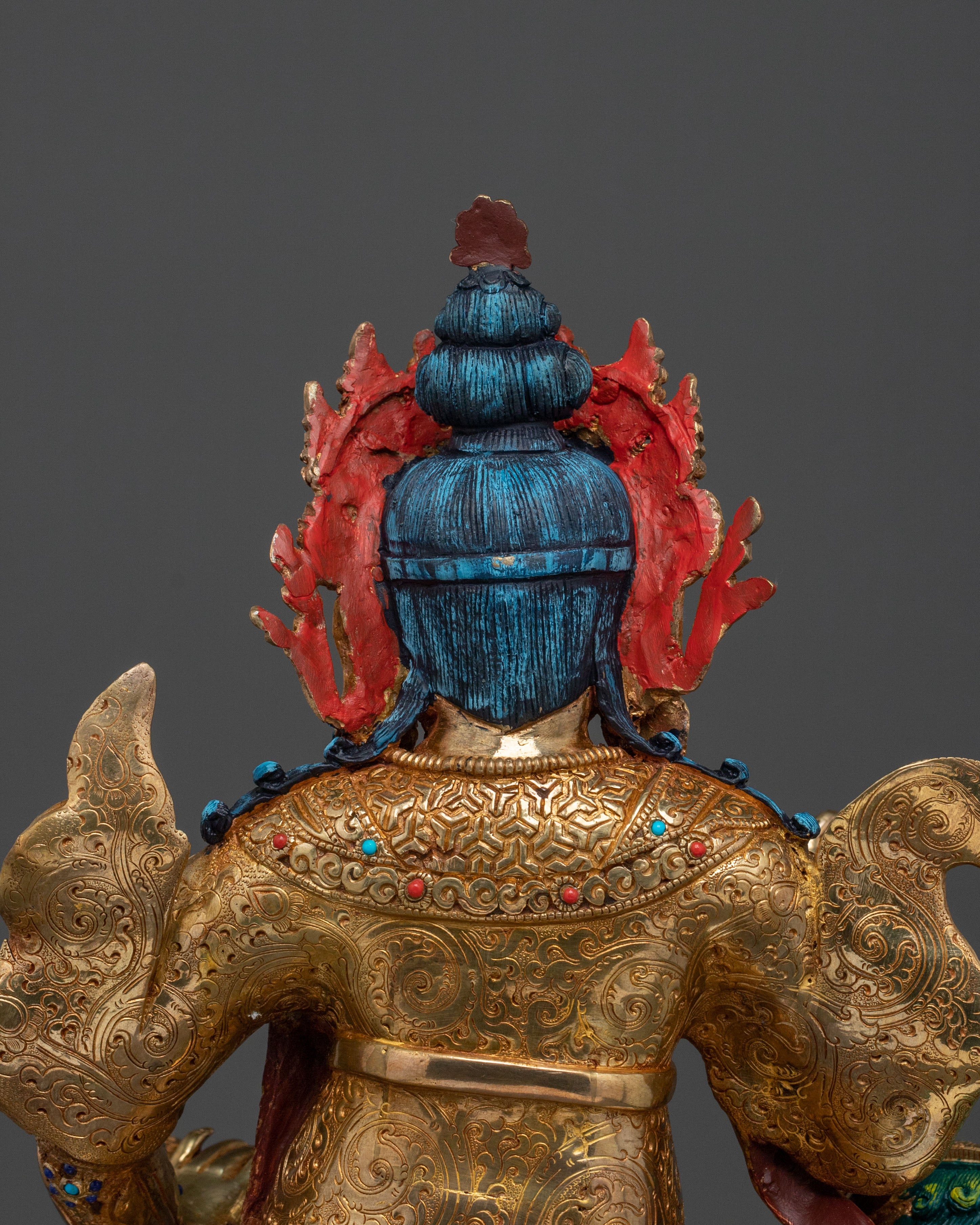 Buddhist Wealth Deity Namtoshe Statue | Traditional Himalayan Figurine