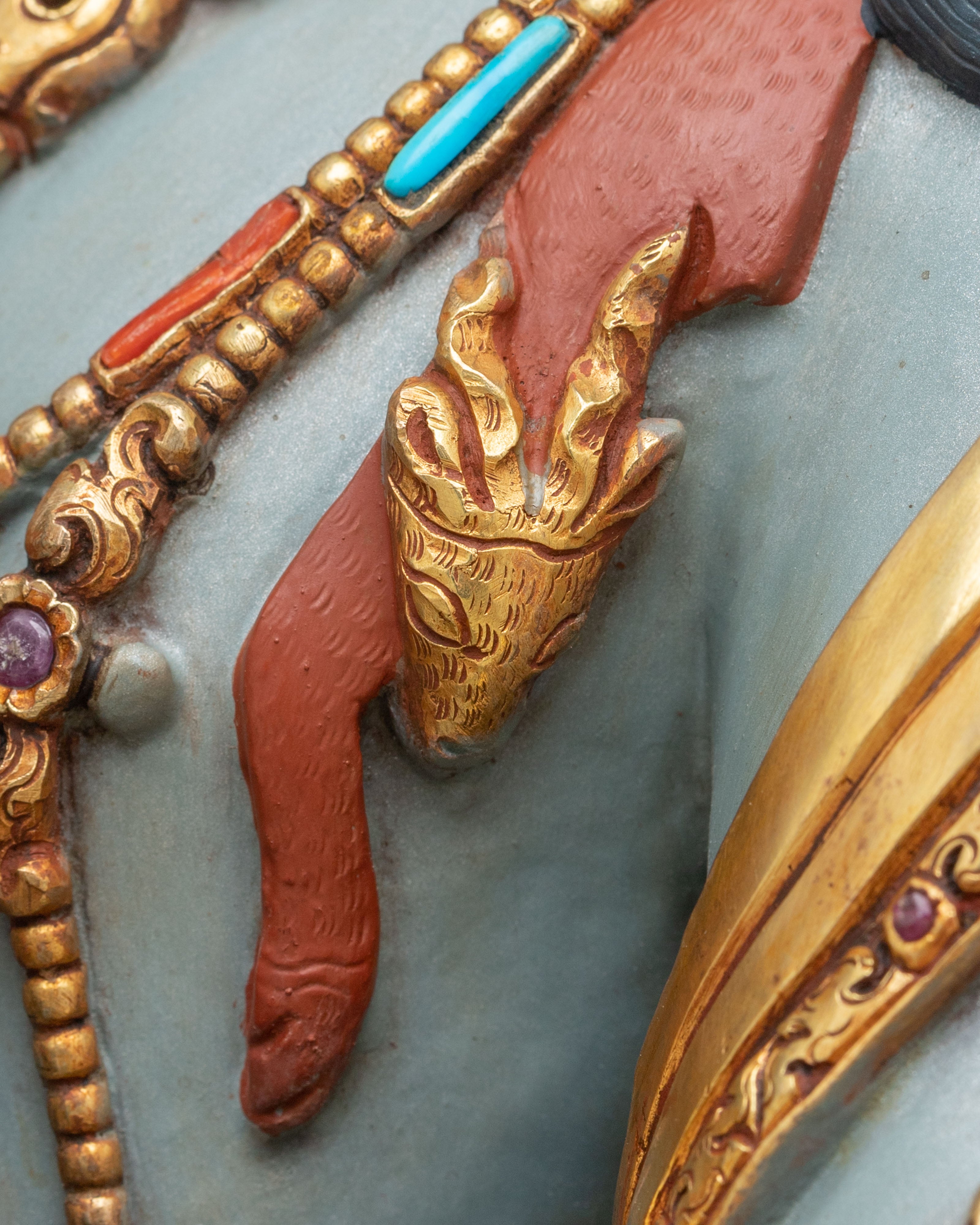 Tibetan Deity Four-Armed Chenrezig Statue | Home Decor
