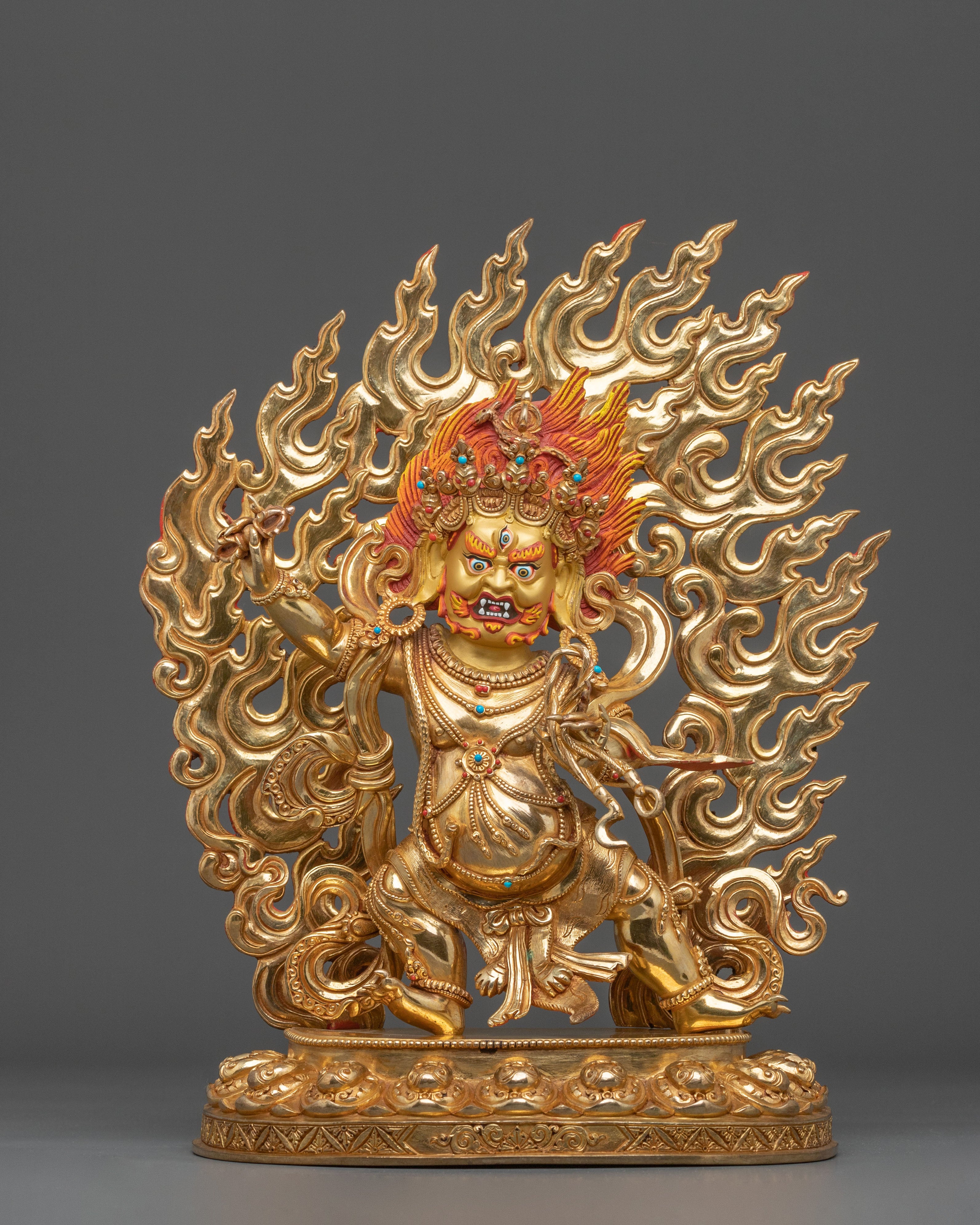 Vajrapani Buddhist Protection Statue | Dharma Guardian Sculpture