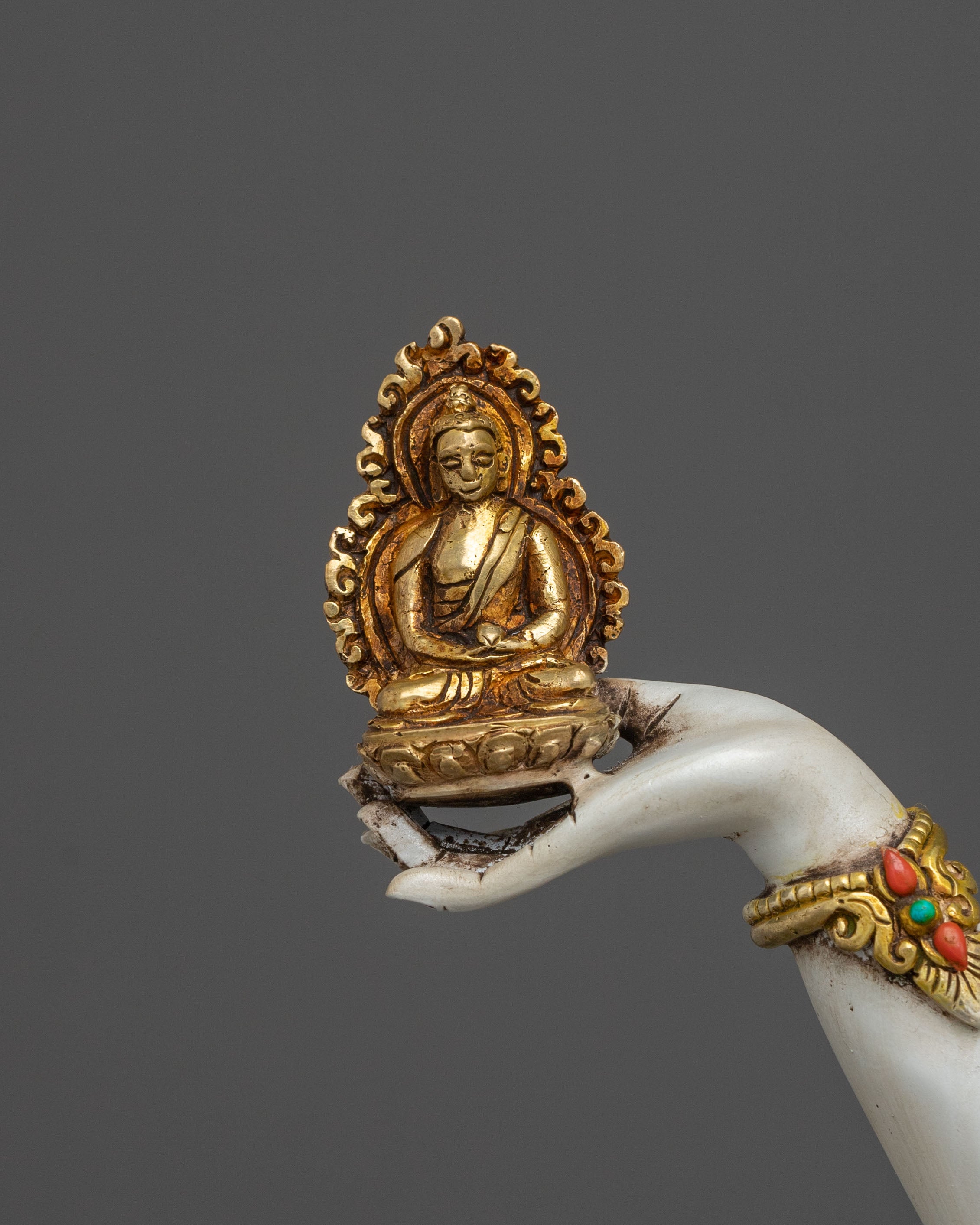 Three Face Dakini Namgyalma Statue | Goddess of Longevity and Purification