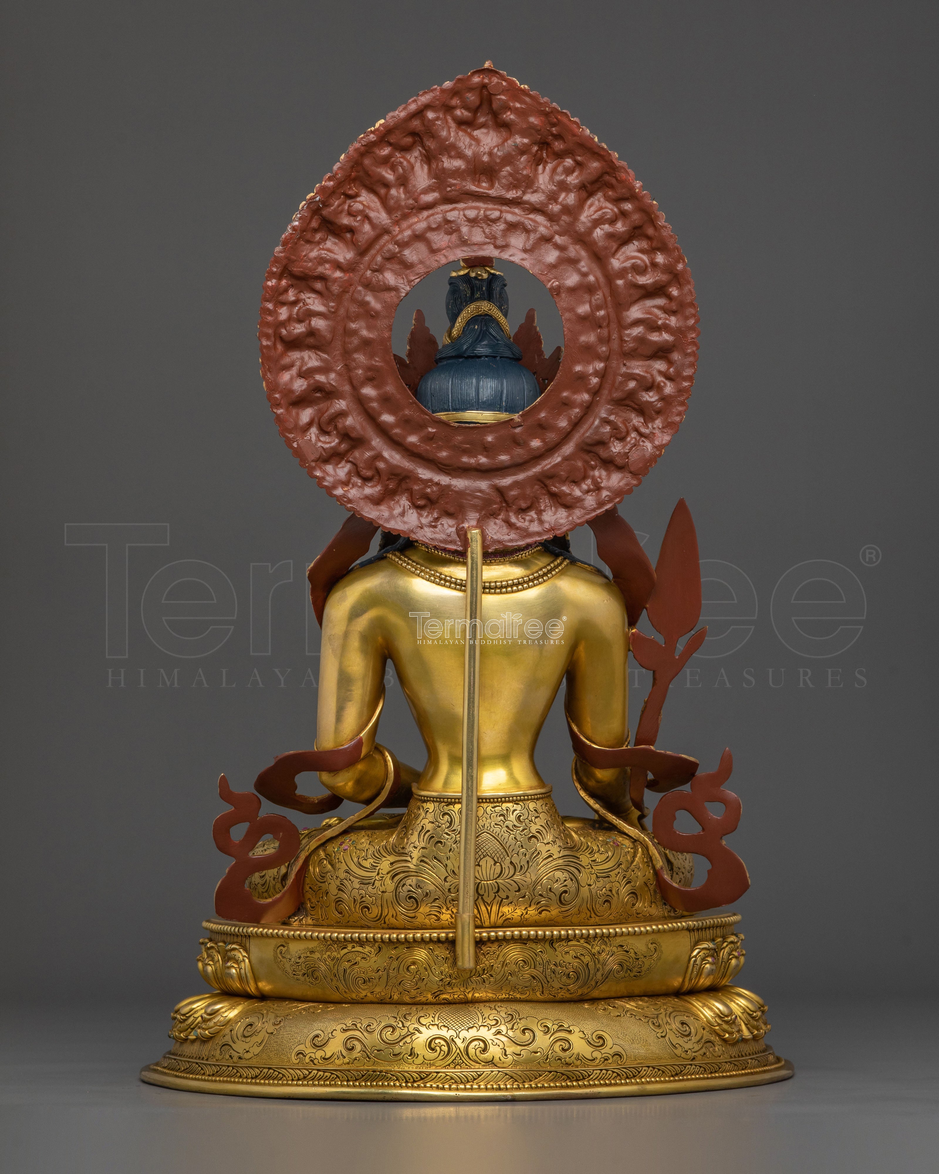 Handmade Kshitigarbha Sacred Sculpture | Bodhisattva of Great Vows