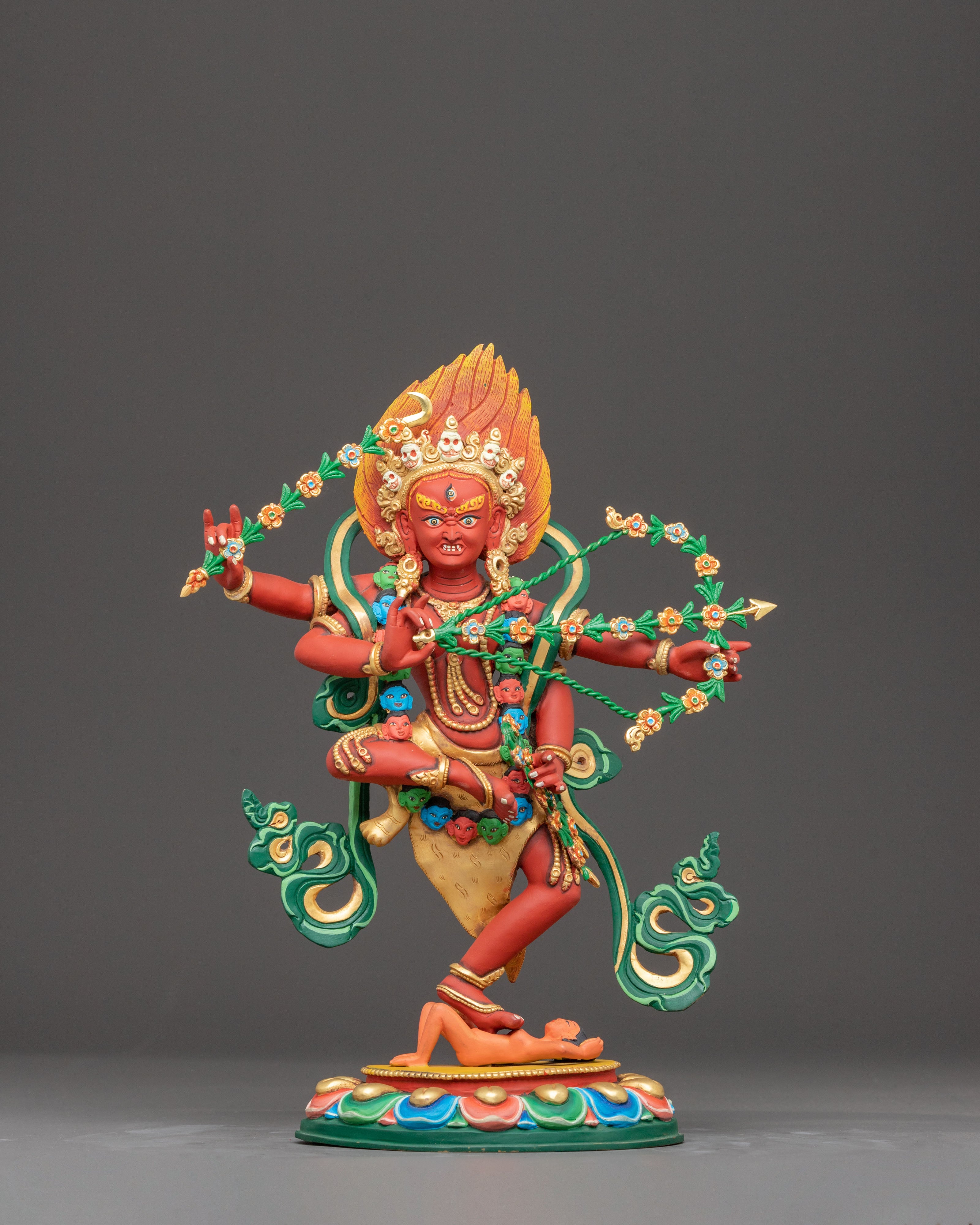 Golden Copper Statue of Kurukulla | Goddess of Enchantment