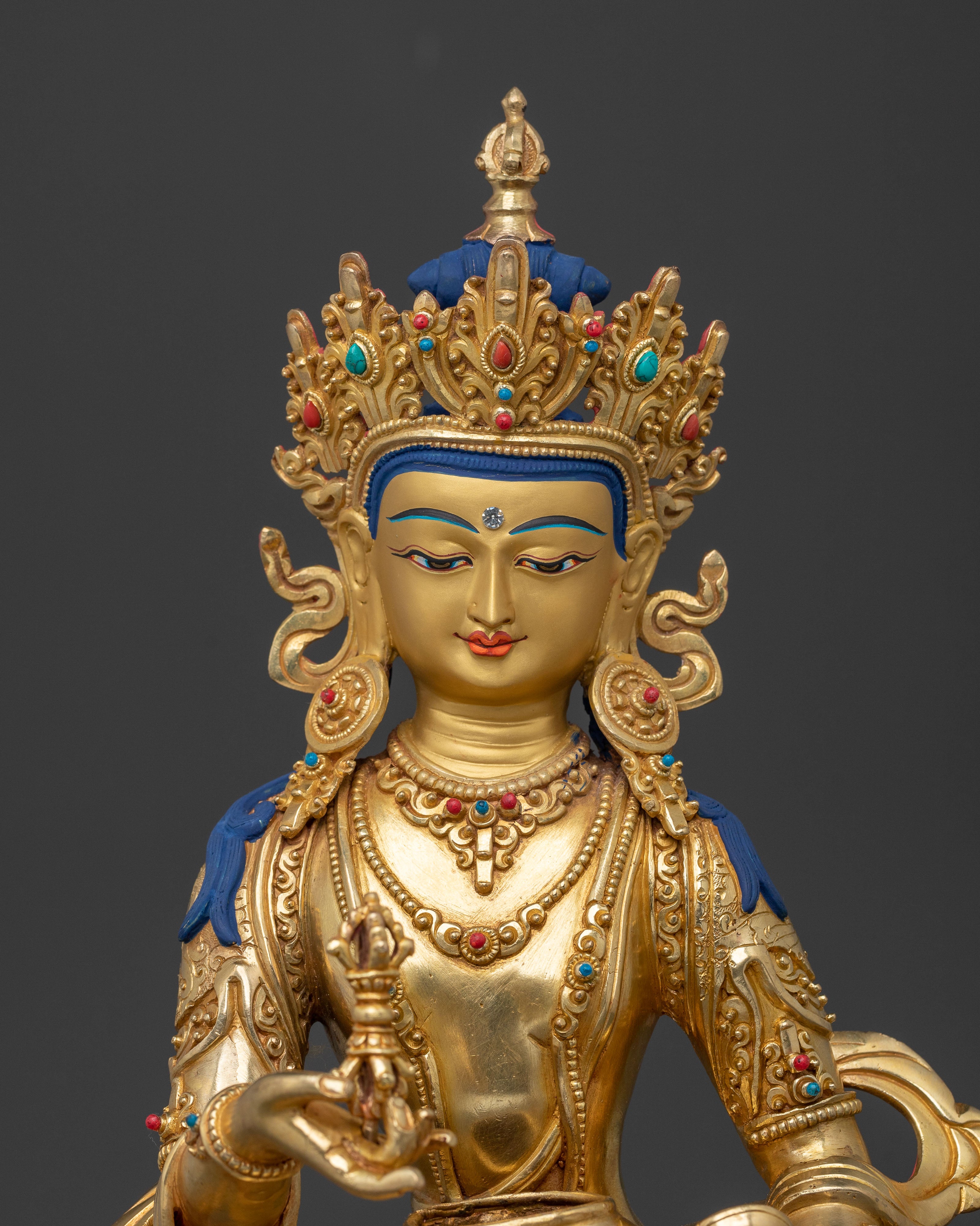 Vajrasattva Statue with Vajragarvi | Purity Figurine