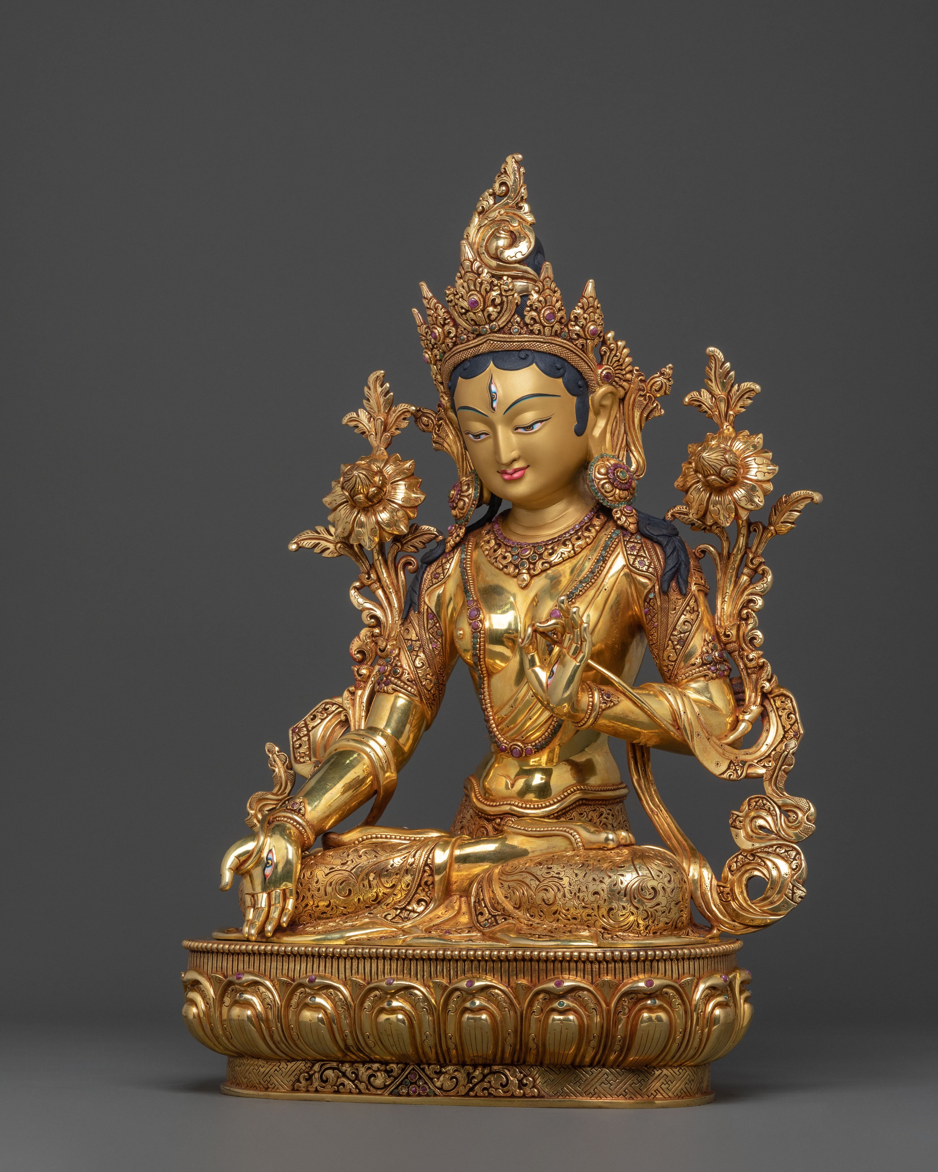 White Tara: Calm Sita Tara Sacred Statue | Goddess of Compassion