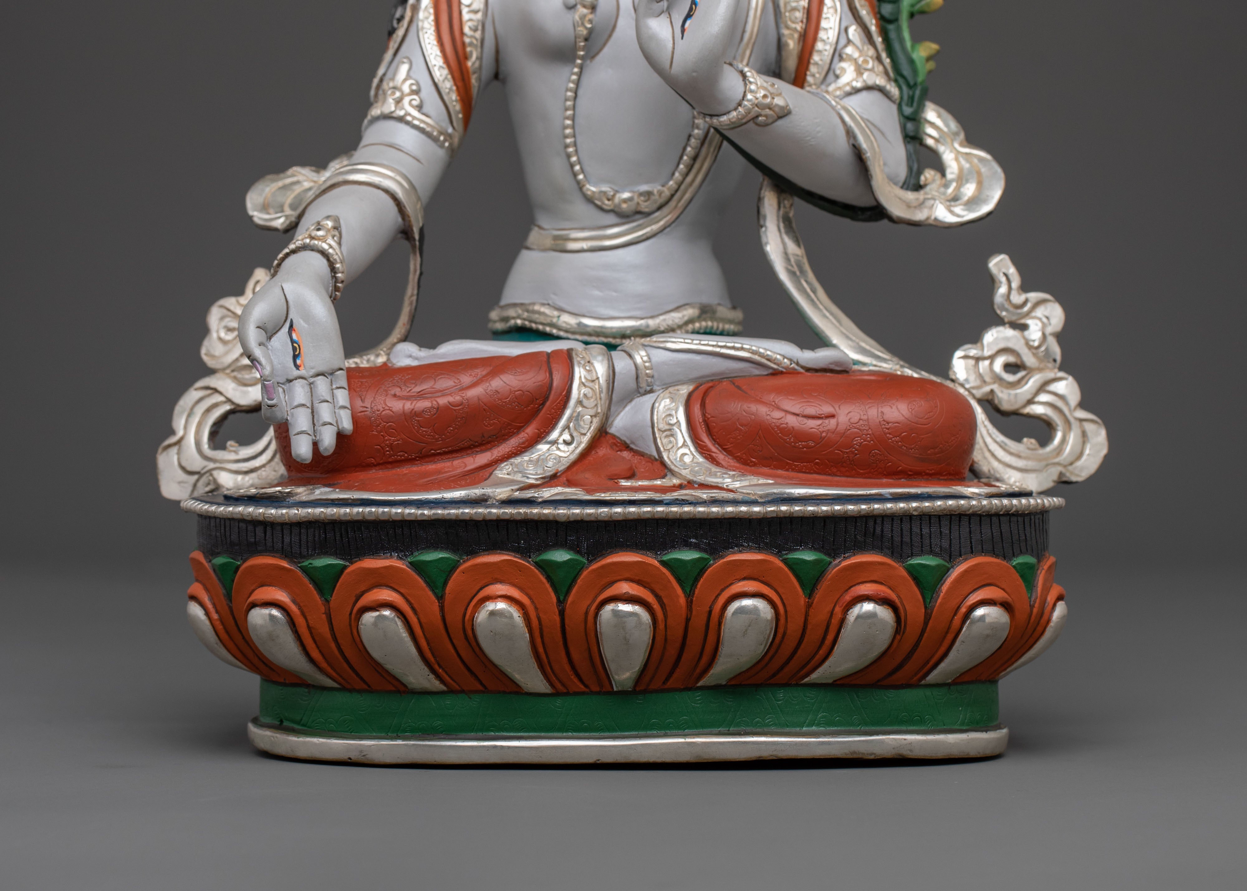 White Tara Statue | Tibetan Buddhist Guardian