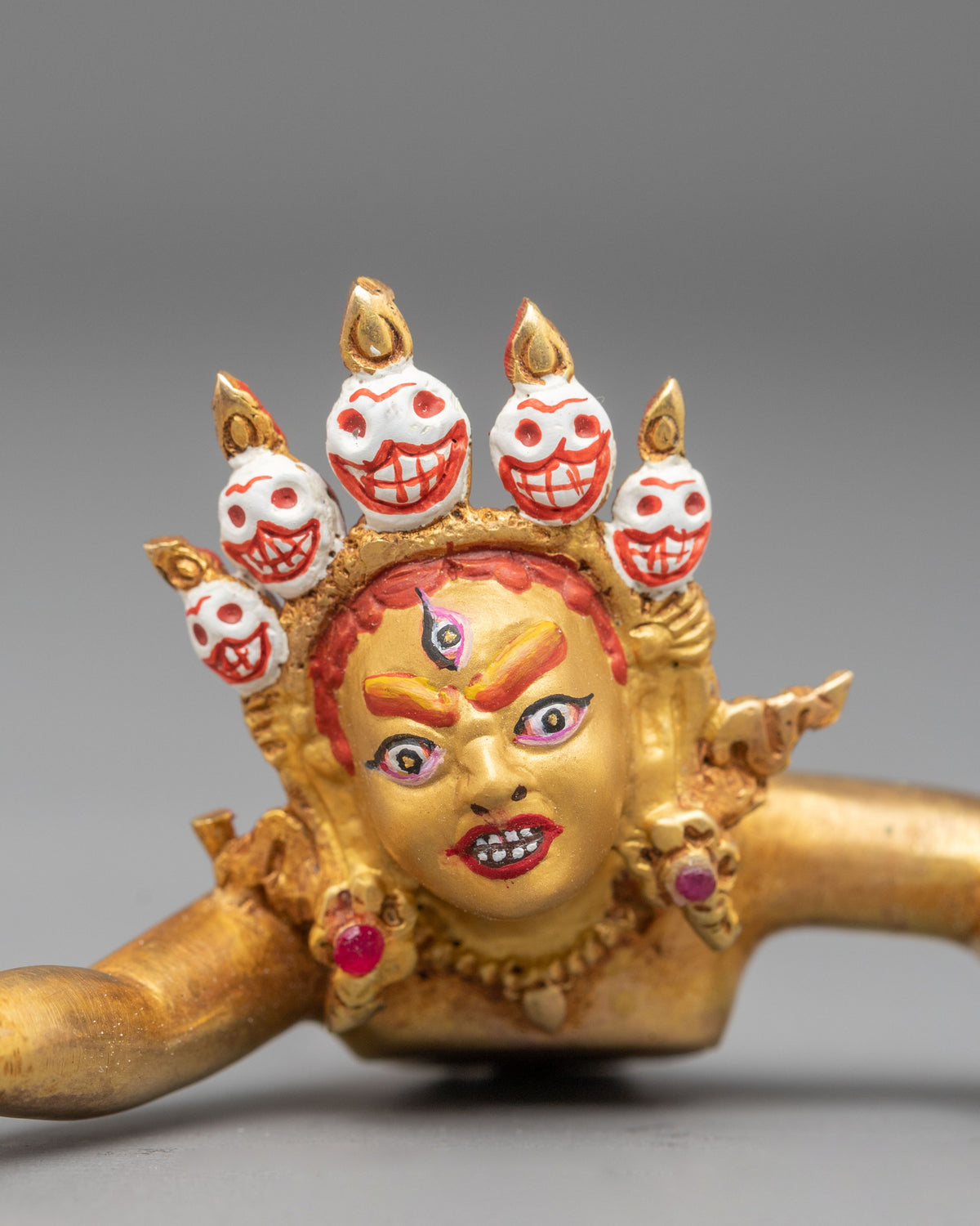 Vajrakilaya Statue | 24K Gold Sacred Sculpture
