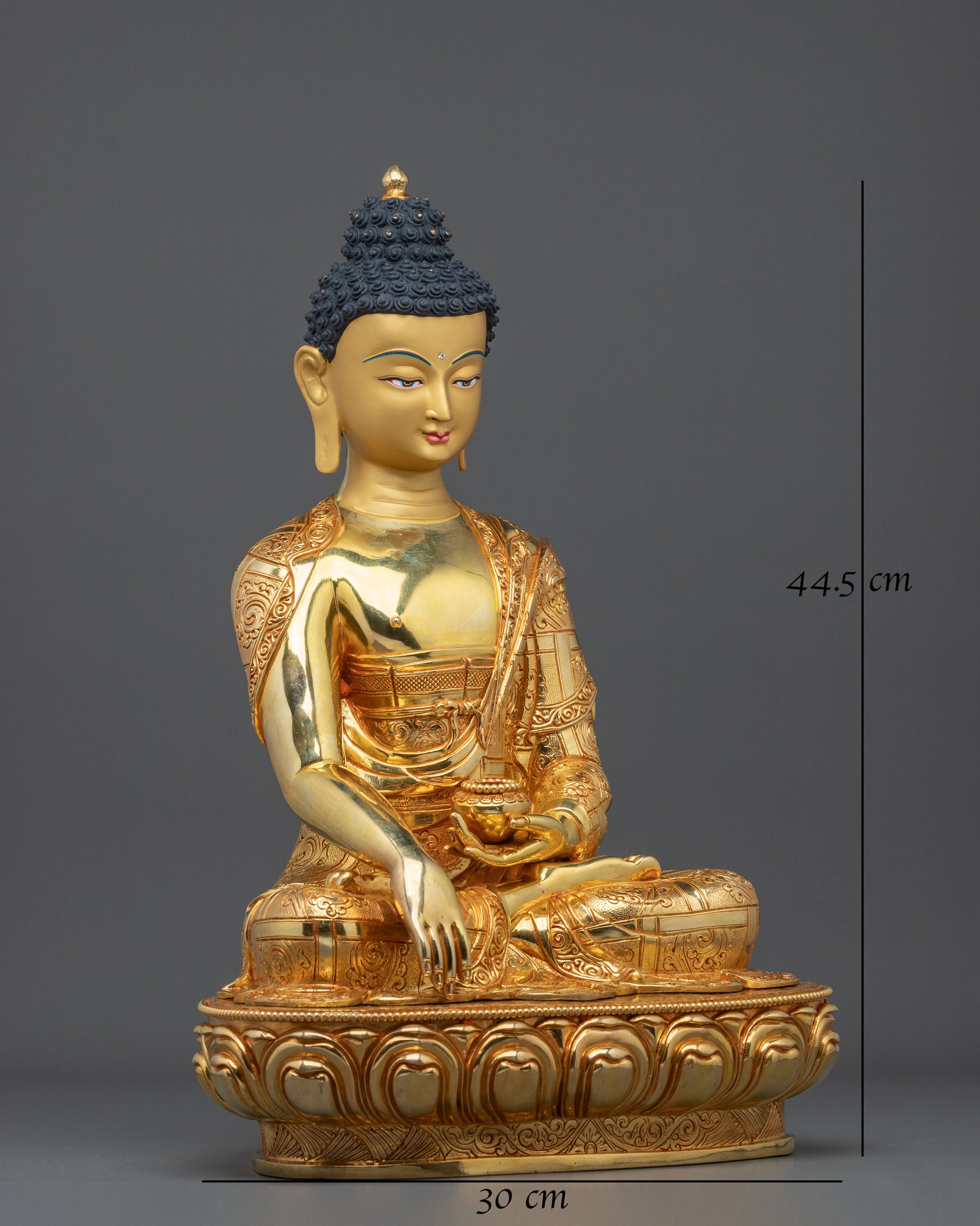 Serene Sage Shakyamuni Buddha Himalayan Sculpture