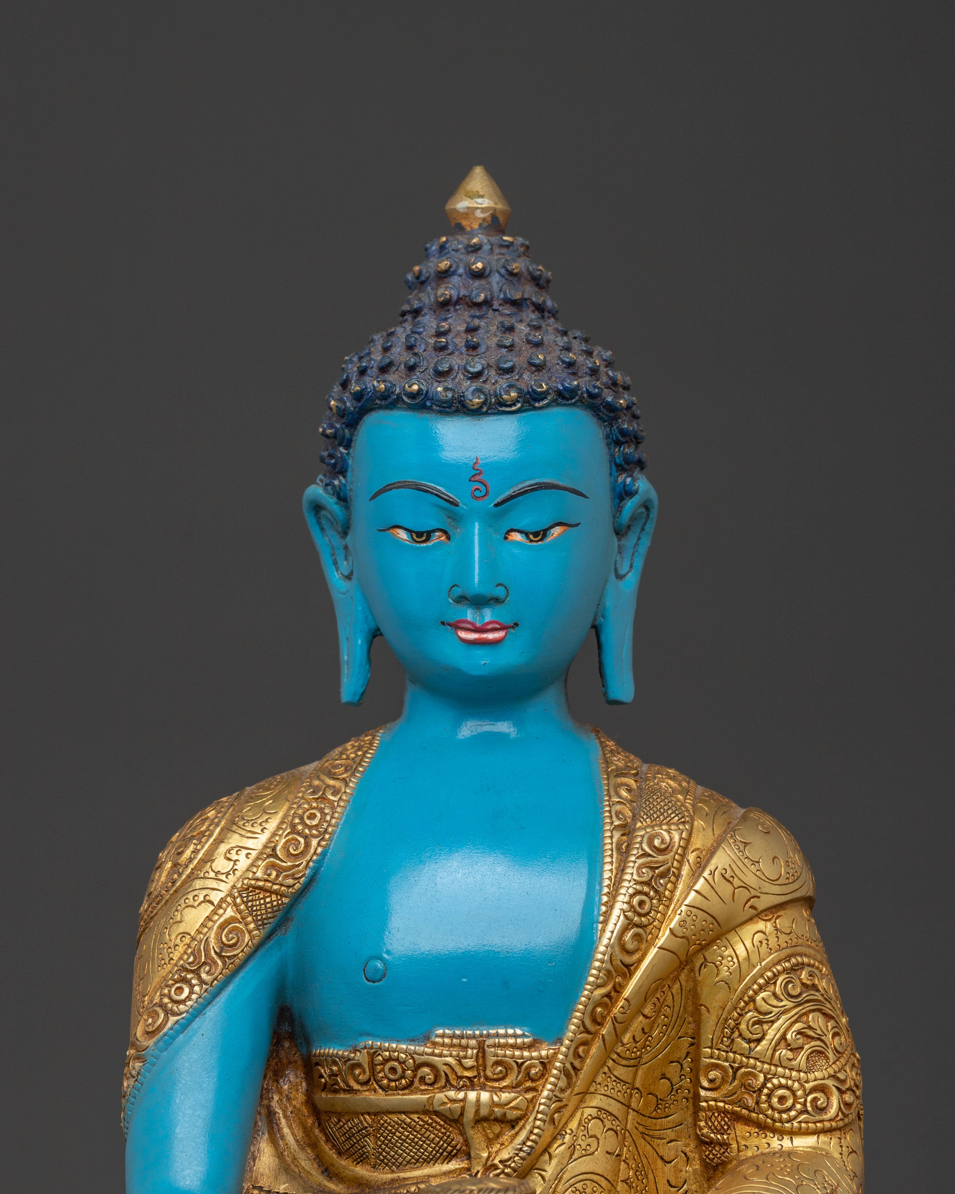 Akshobhya Buddha Sculpture | Enlightened Figurine
