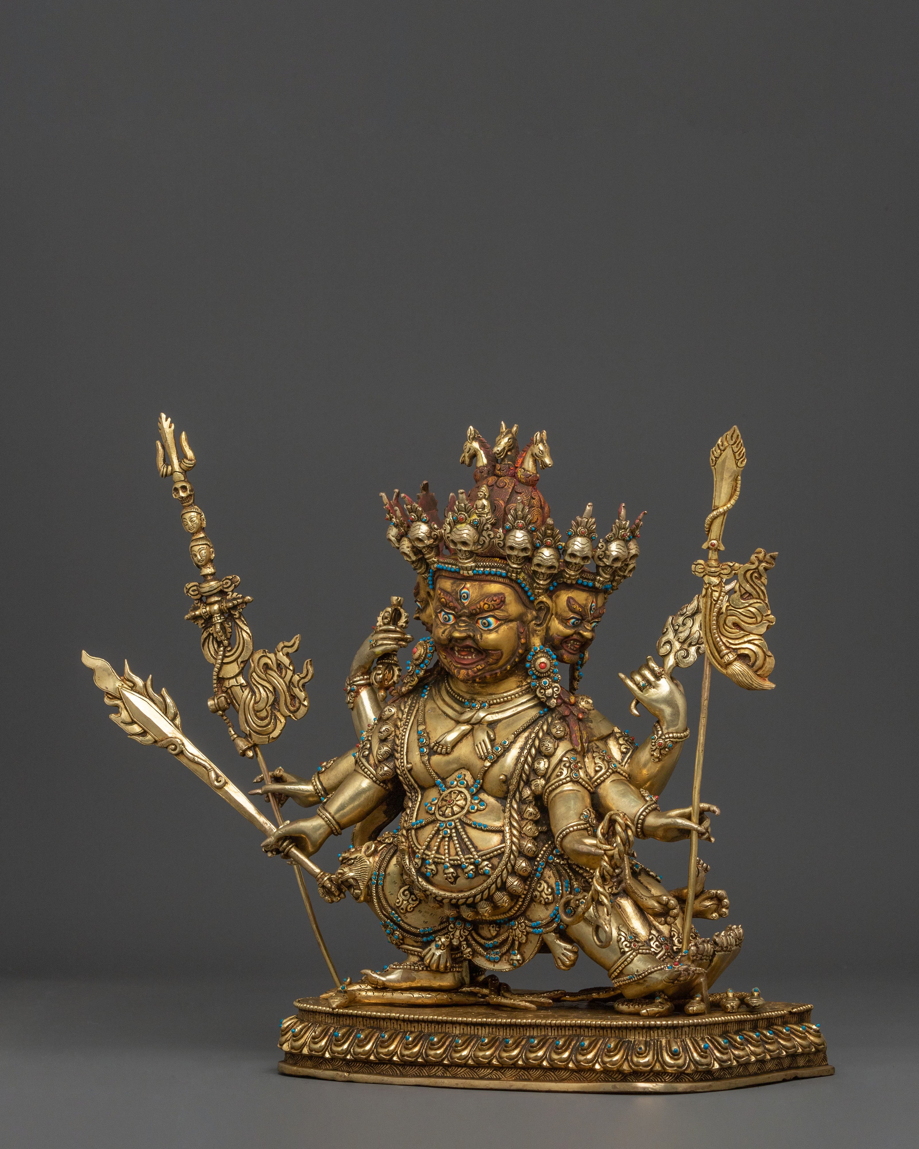 Hayagriva Wrathful Protector Statue for Rituals