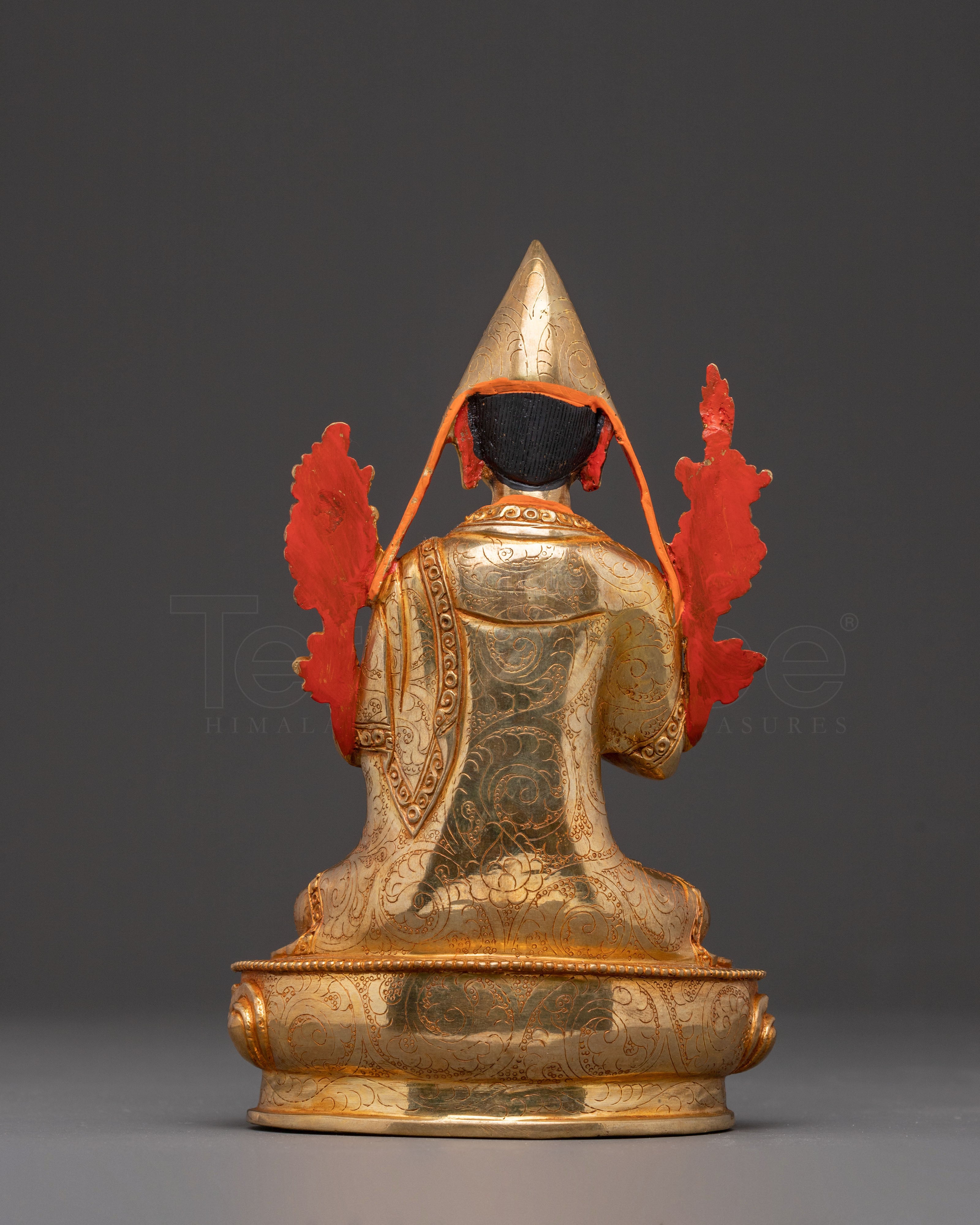 Himalayan Buddhist Master Tsongkhapa Handcrafted Statue