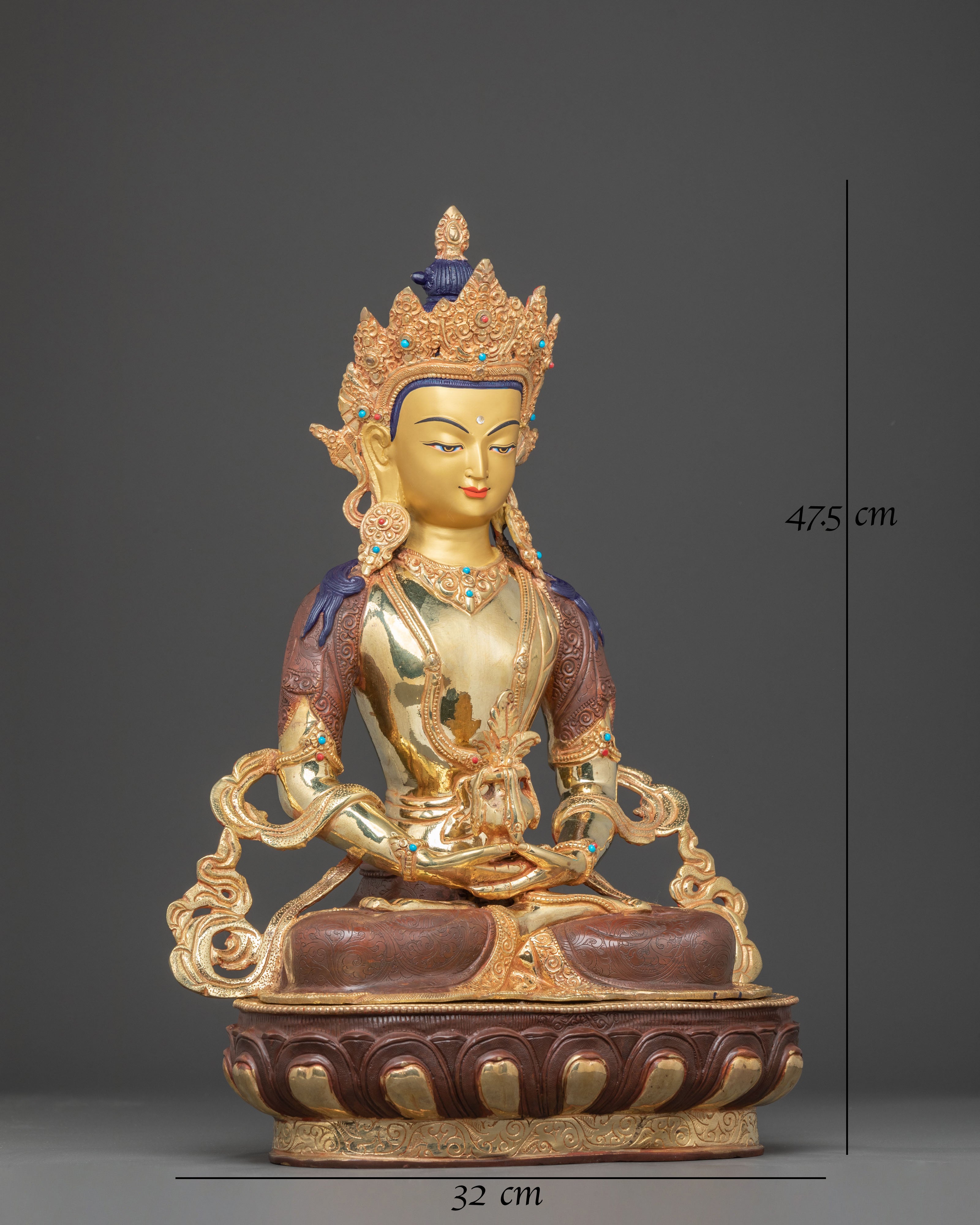 Buddha Amitayus Golden Statue