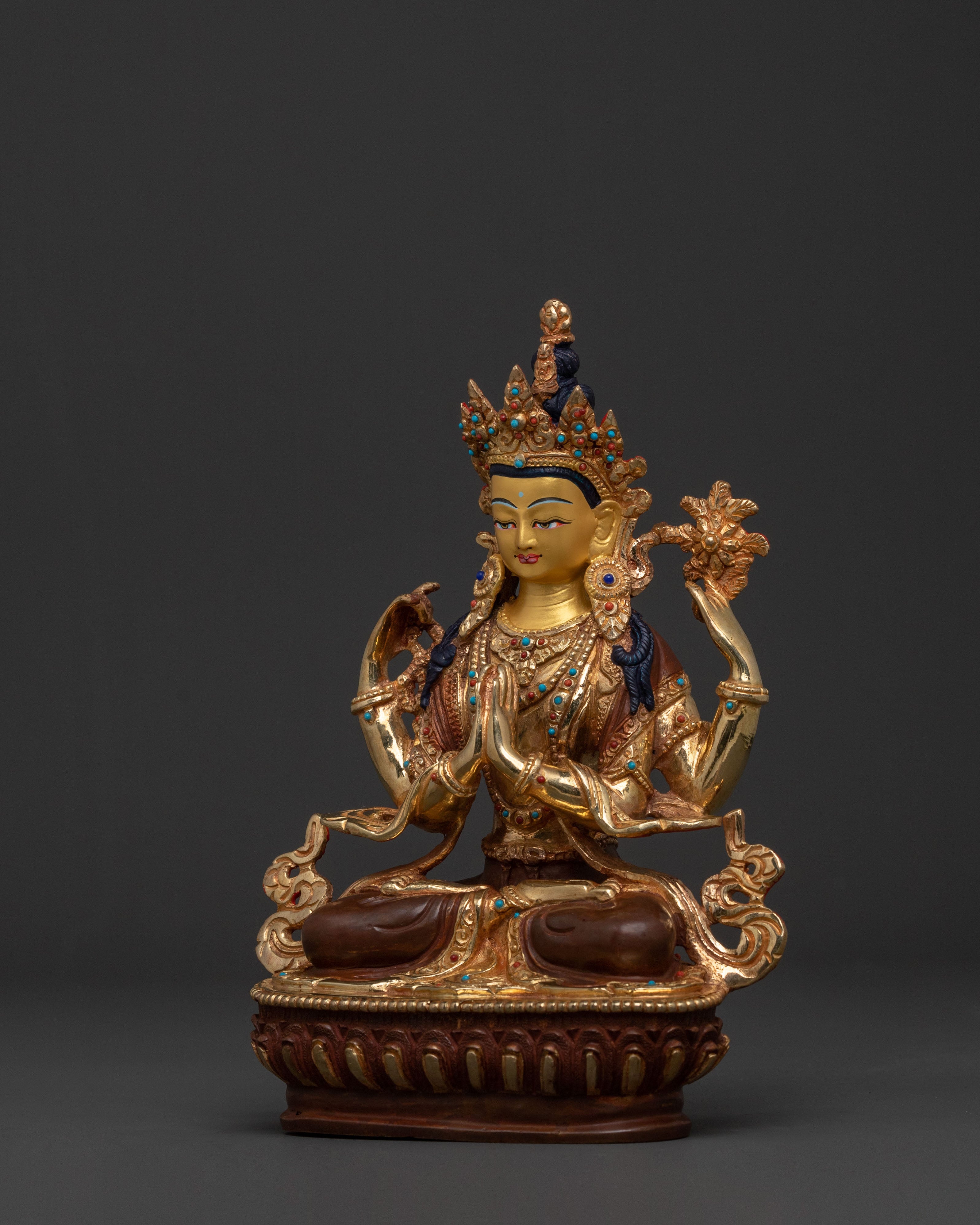 Chenrezig Divine Mercy Statue | Handcrafted in Nepal