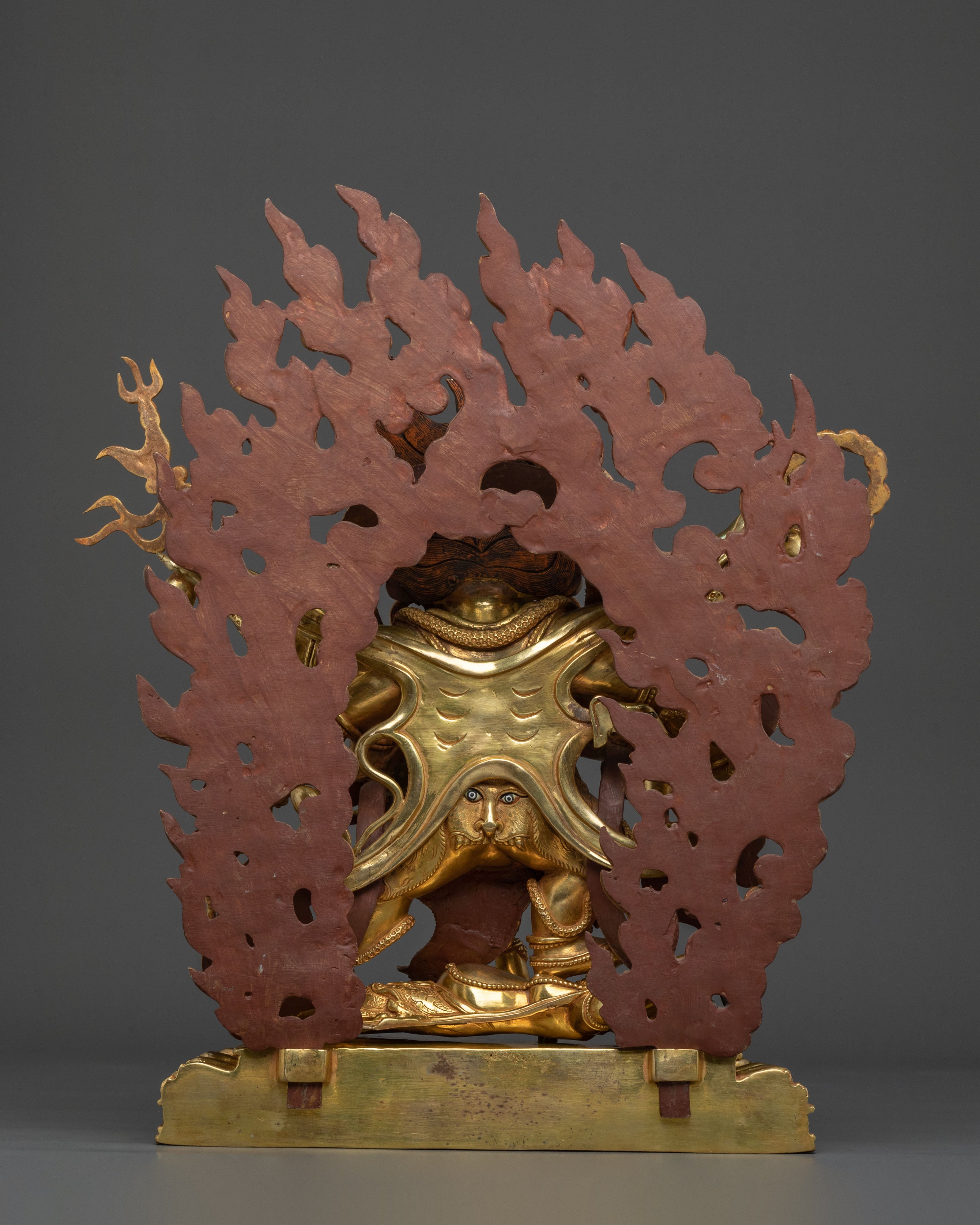 Six-Armed Mahakala Dharma Protector Statue | Wrathful Buddhist Guardian