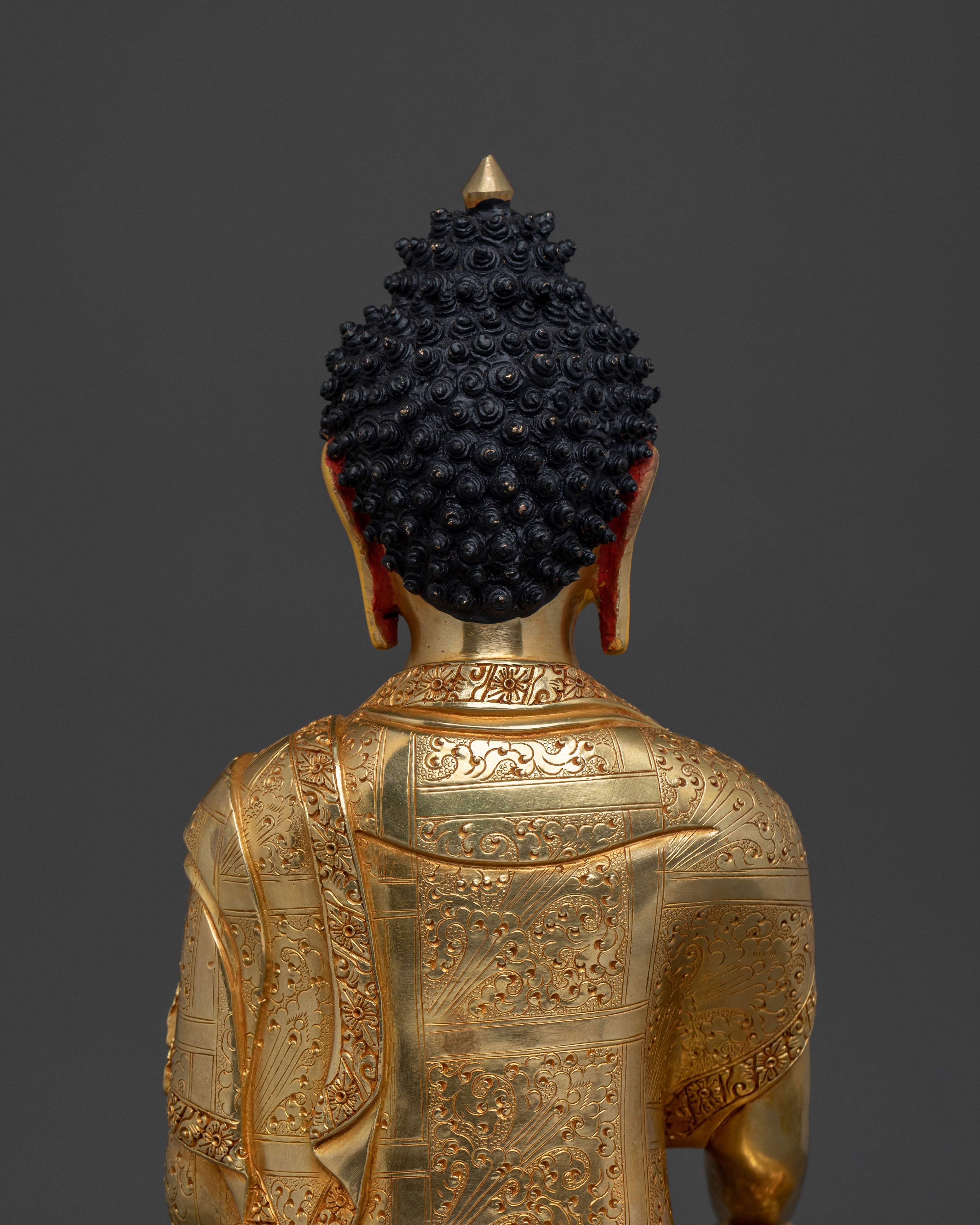 Hand Carved Shakyamuni Buddha Traditional Statue