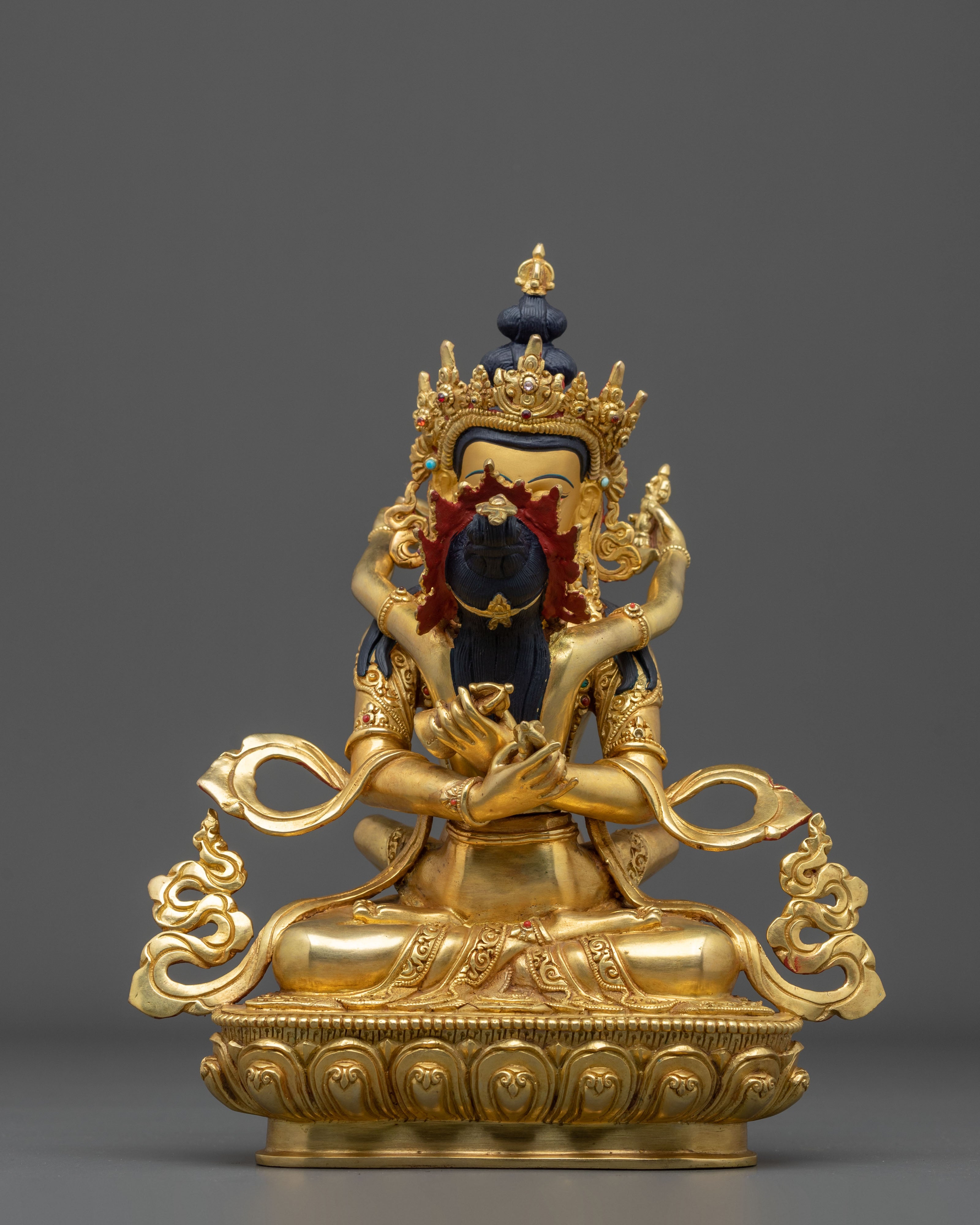 Vajradhara with Consort Yab Yum Statue | Symbol of Wisdom and Compassion