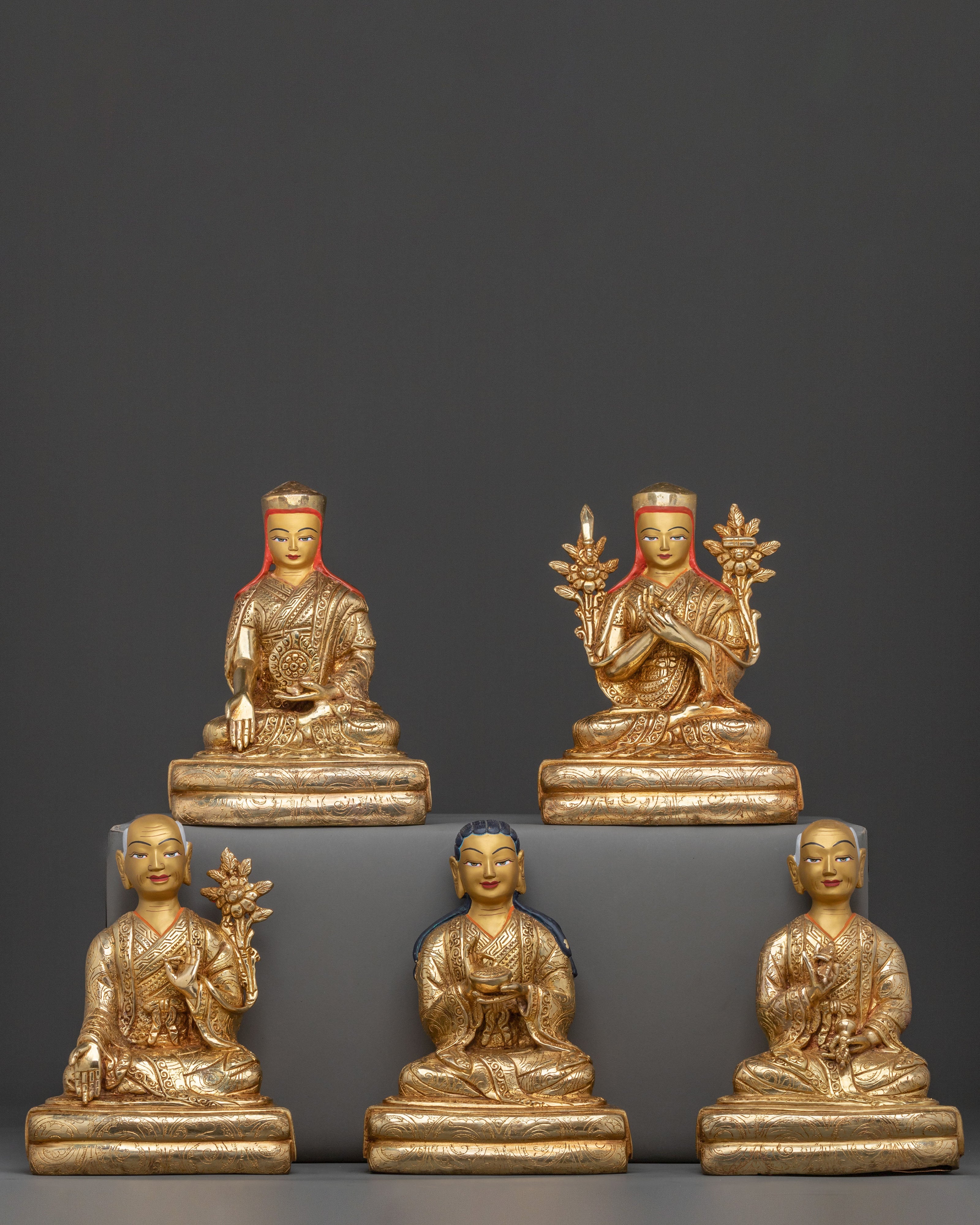 Shakya Master Sacred Set, Gold Gilded
