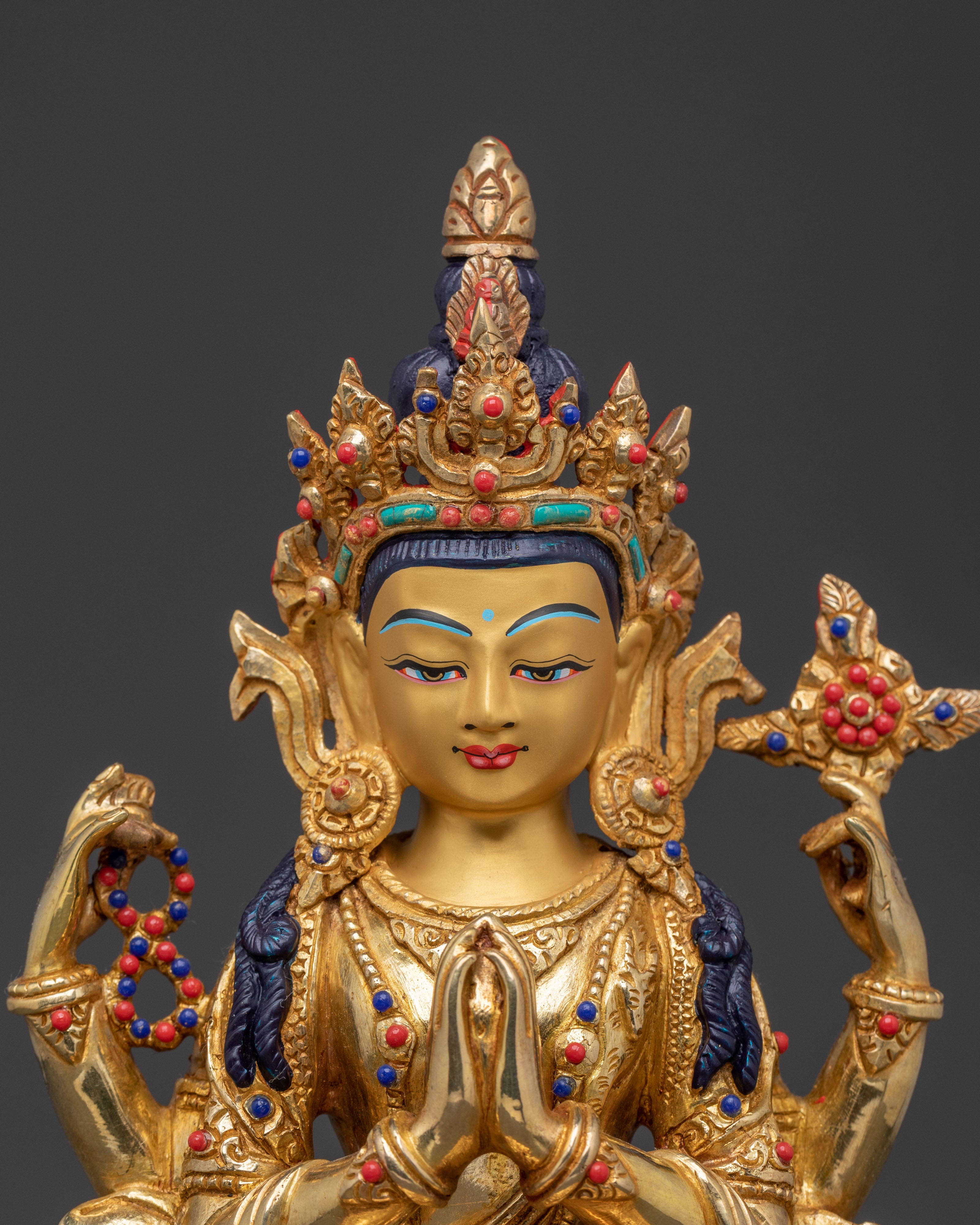 Chenrezig Statue for Blessing | Protector Figure
