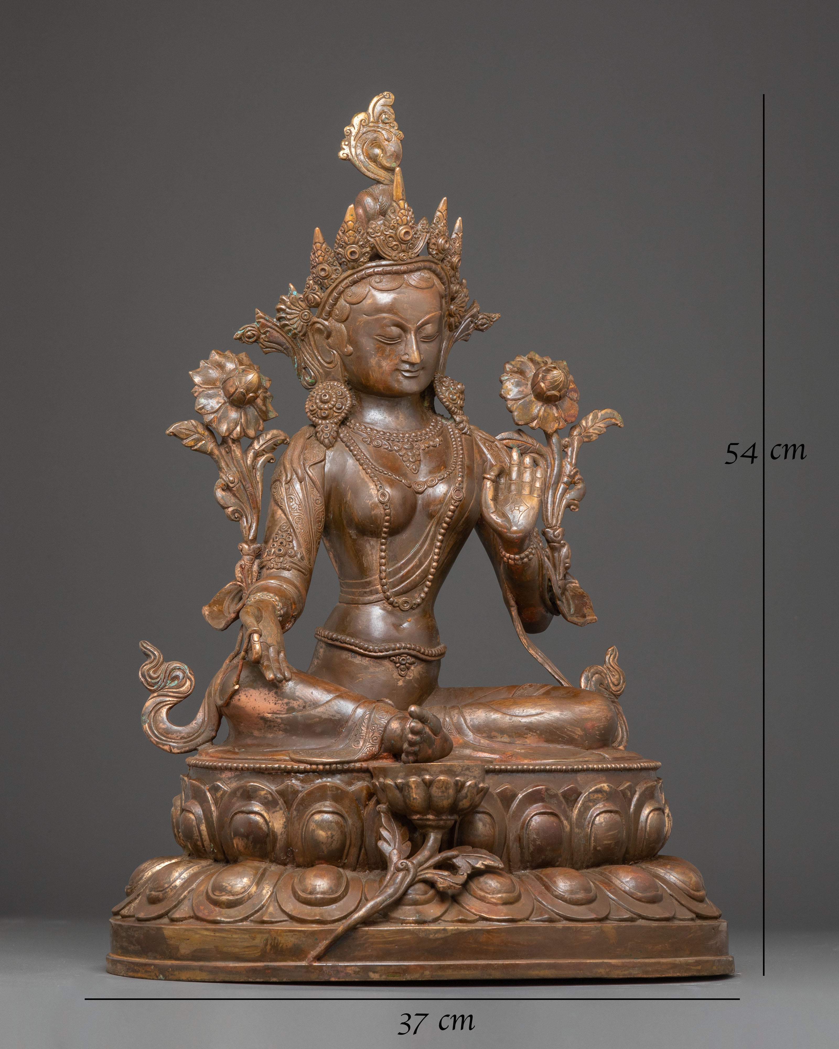 Green Tara Statue of Love