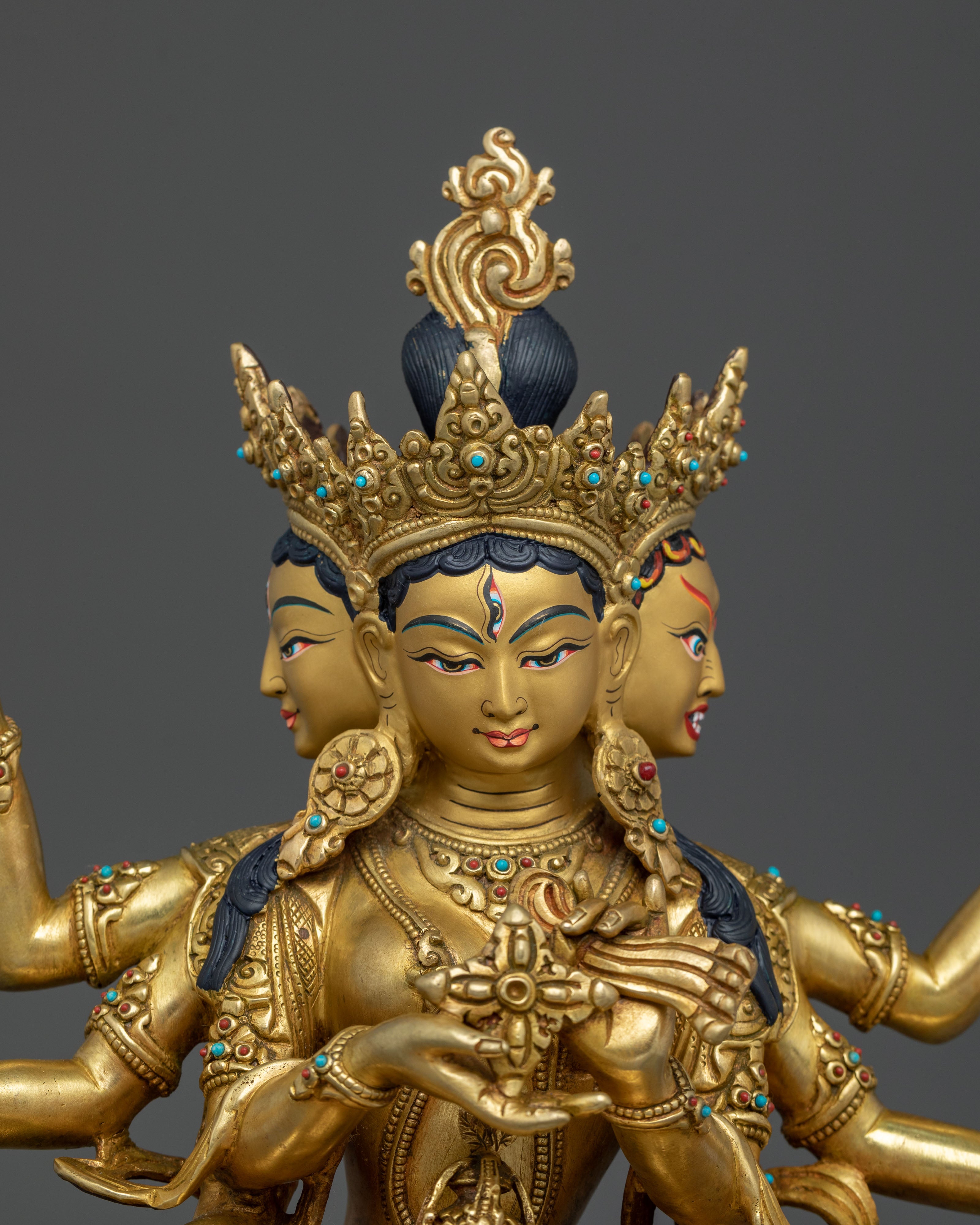 Female Deity Namgyalma Statue | Longevity Goddess Sculpture