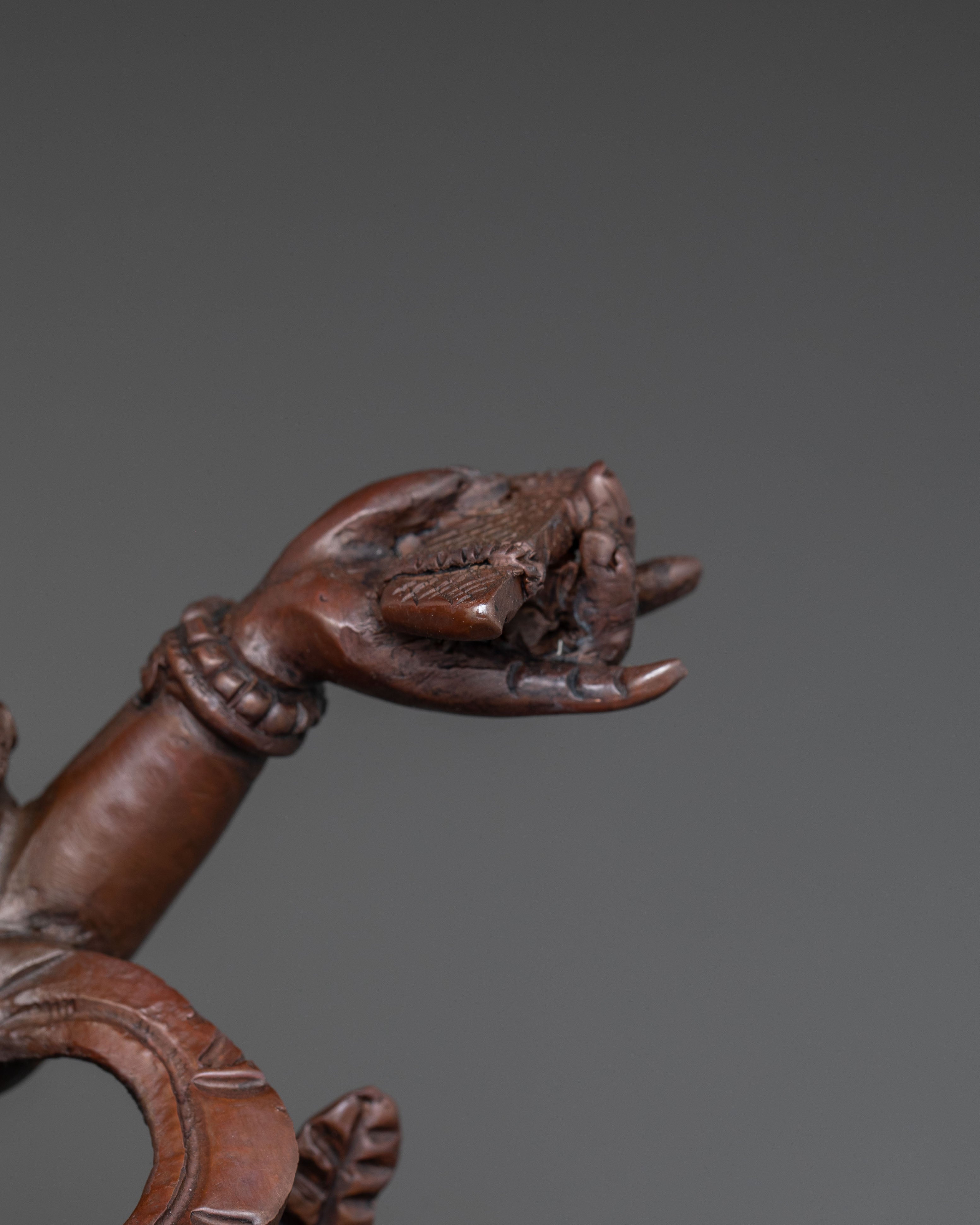 Handmade Prajnaparamita Oxidized Statue | Embodiment of Transcendental Wisdom