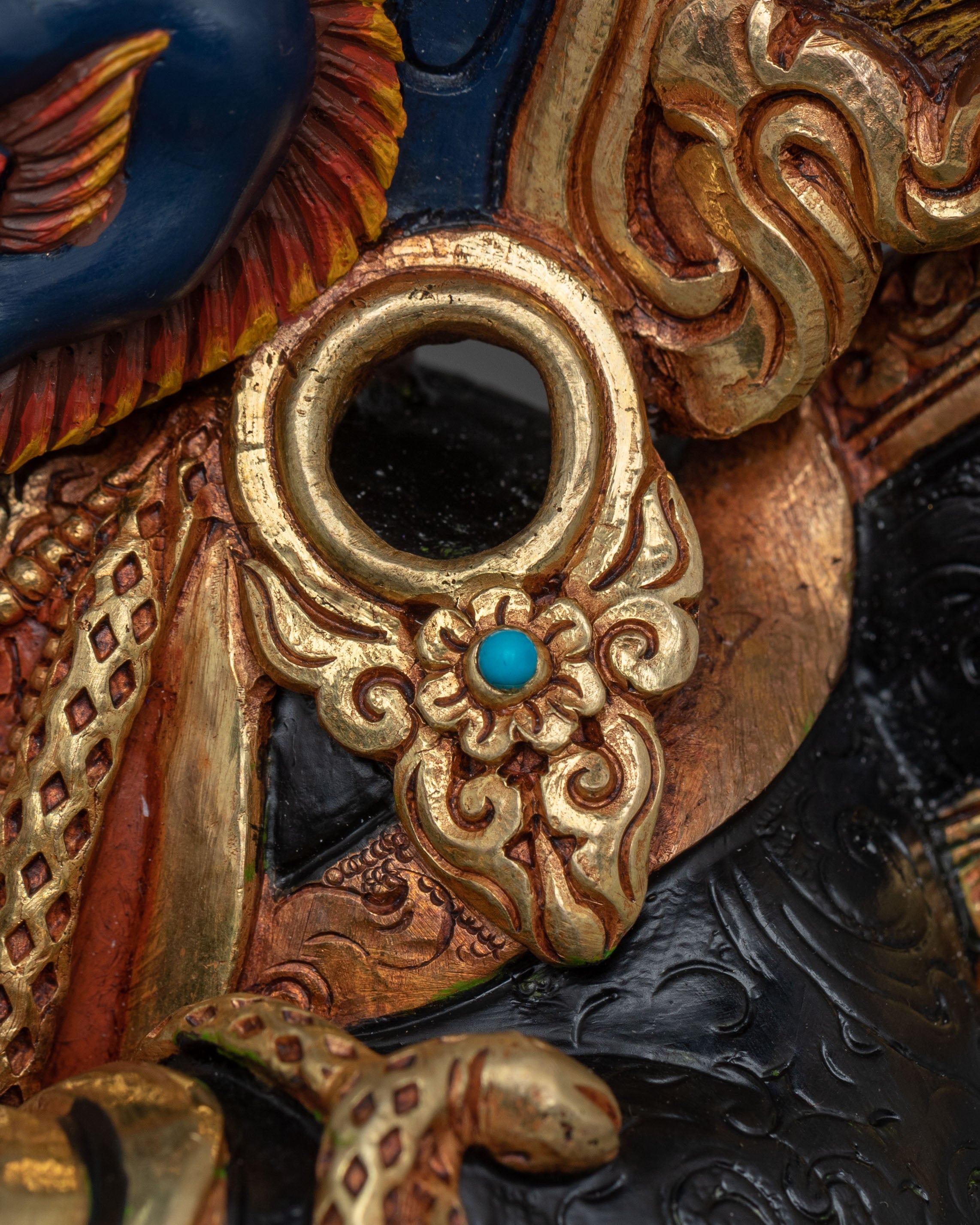 Mahakala Bernakchen Sacred Figurine | Altar Decor