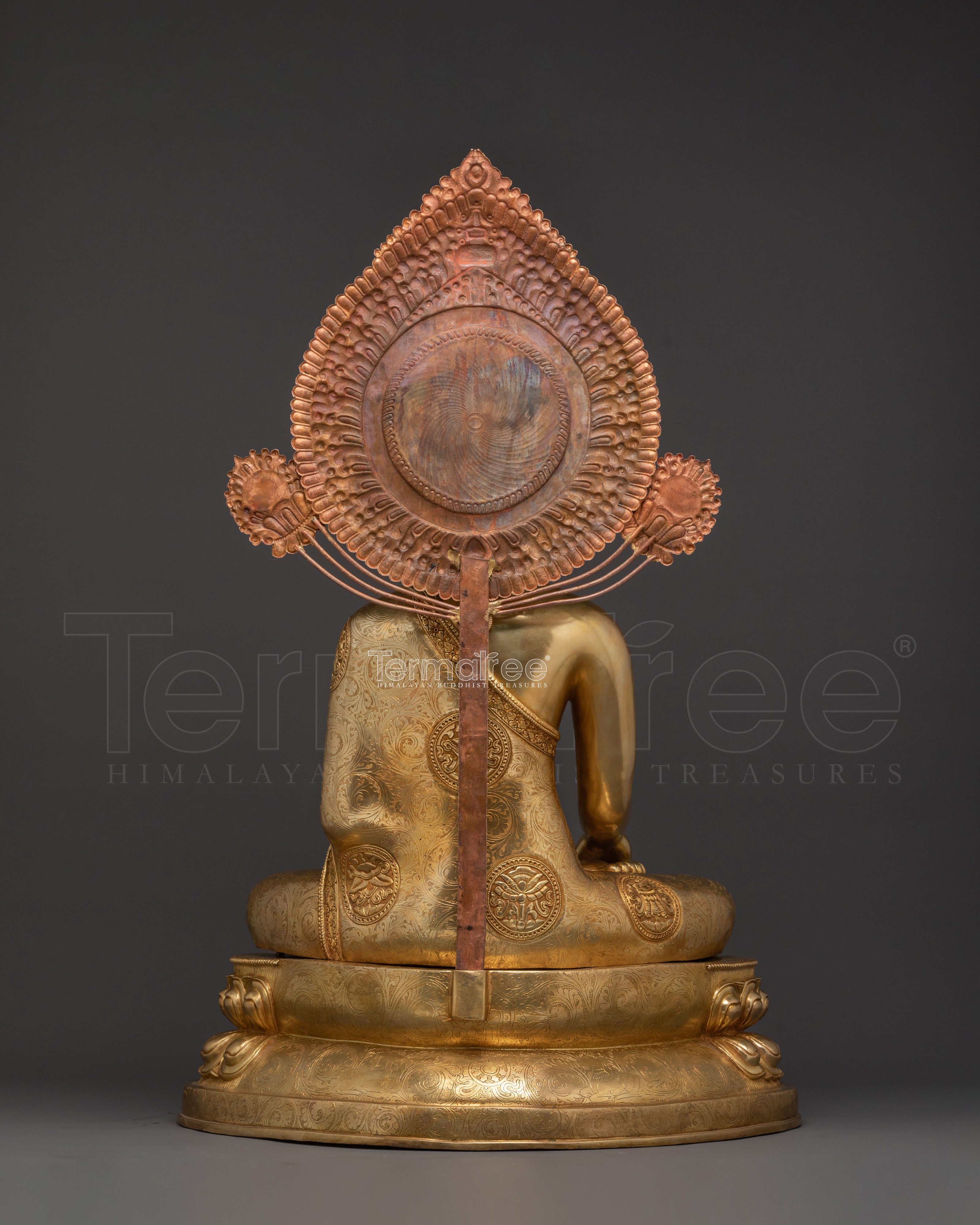 Shakyamuni Buddha Golden Statue | Enlightened Figure