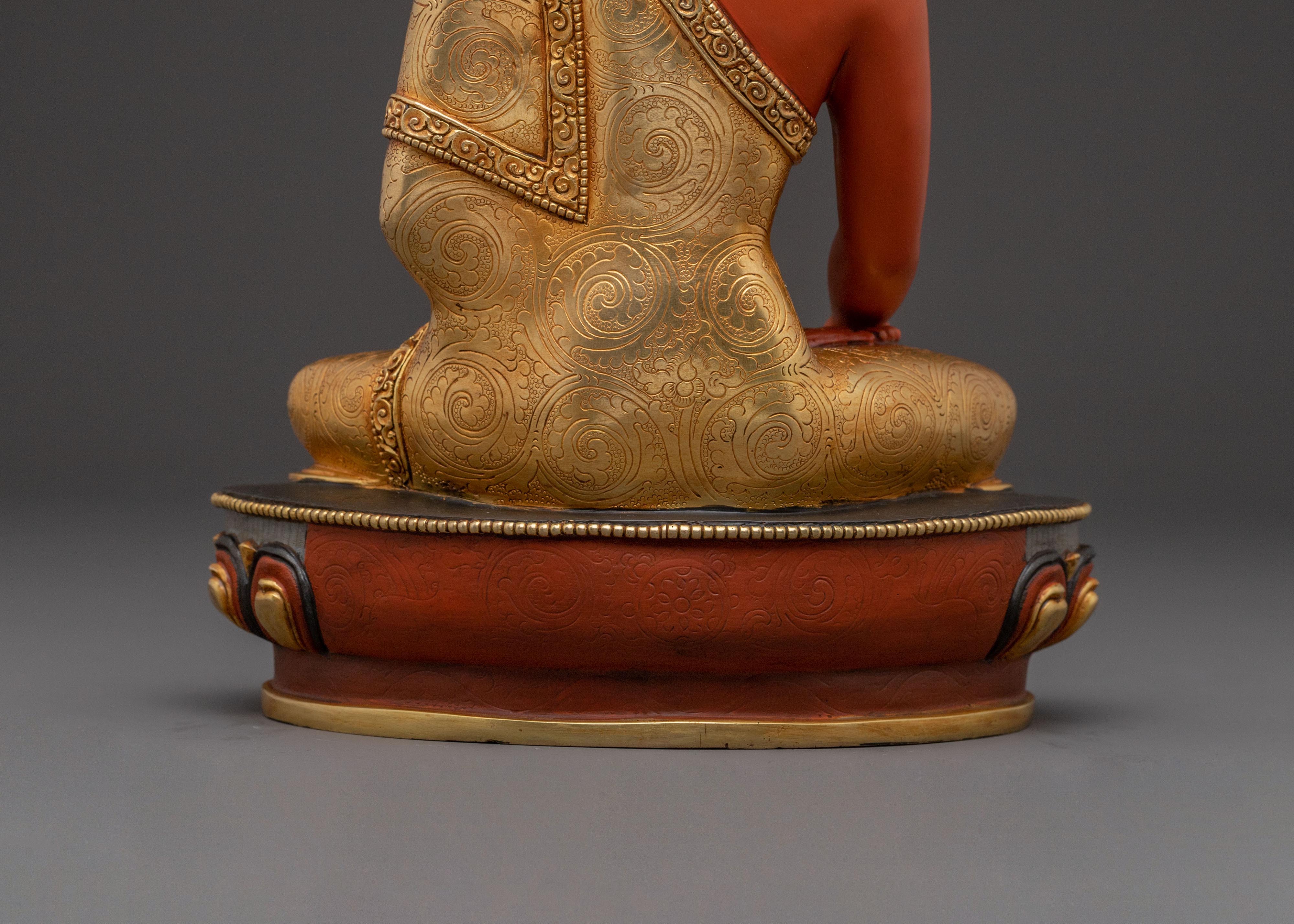 Awakened Shakyamuni Buddha Statue | Handcrafted Serenity