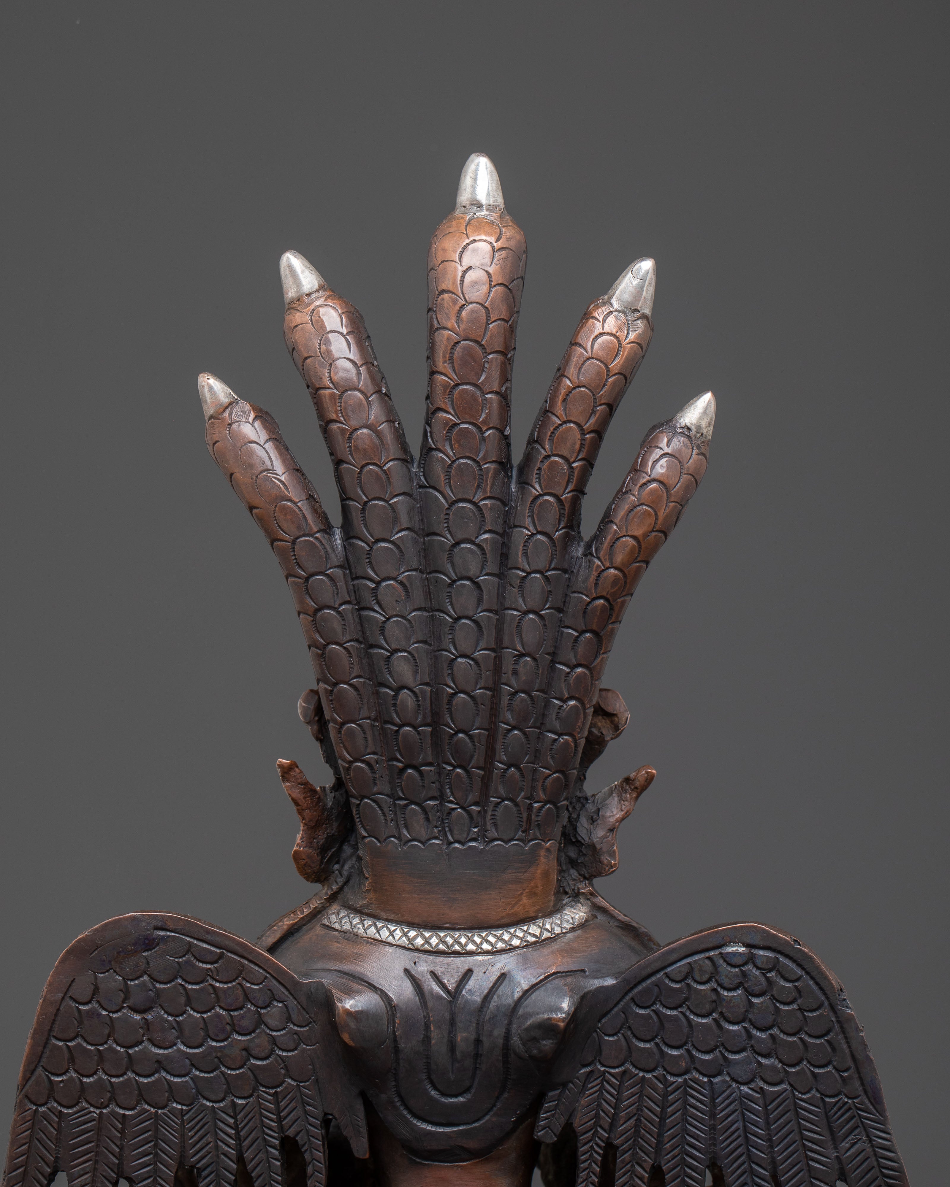 Nagkanya Oxidized Copper Statue – Serene Protector