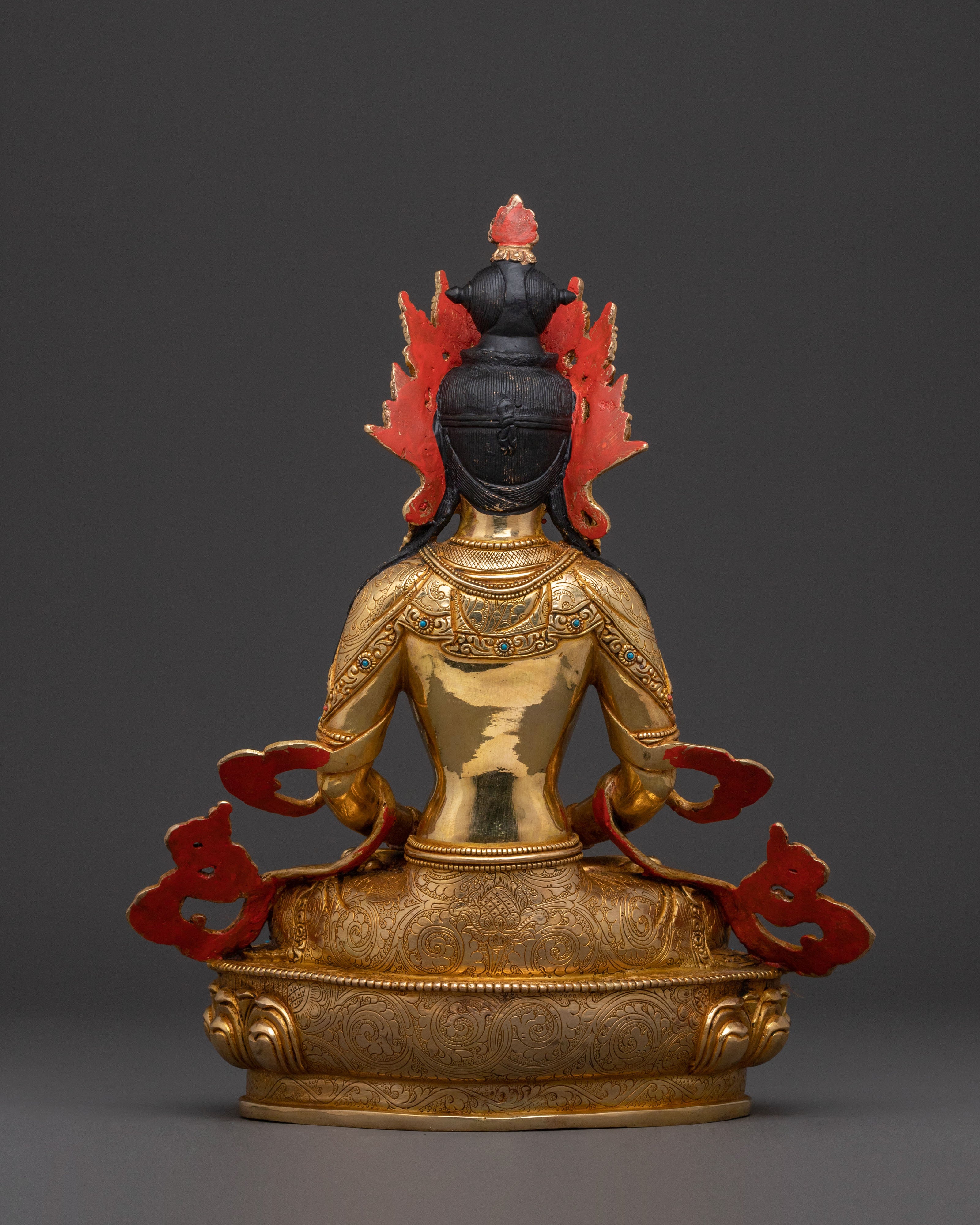 Amitayus Compassion Longevity Statue | Sacred Tibetan Artwork