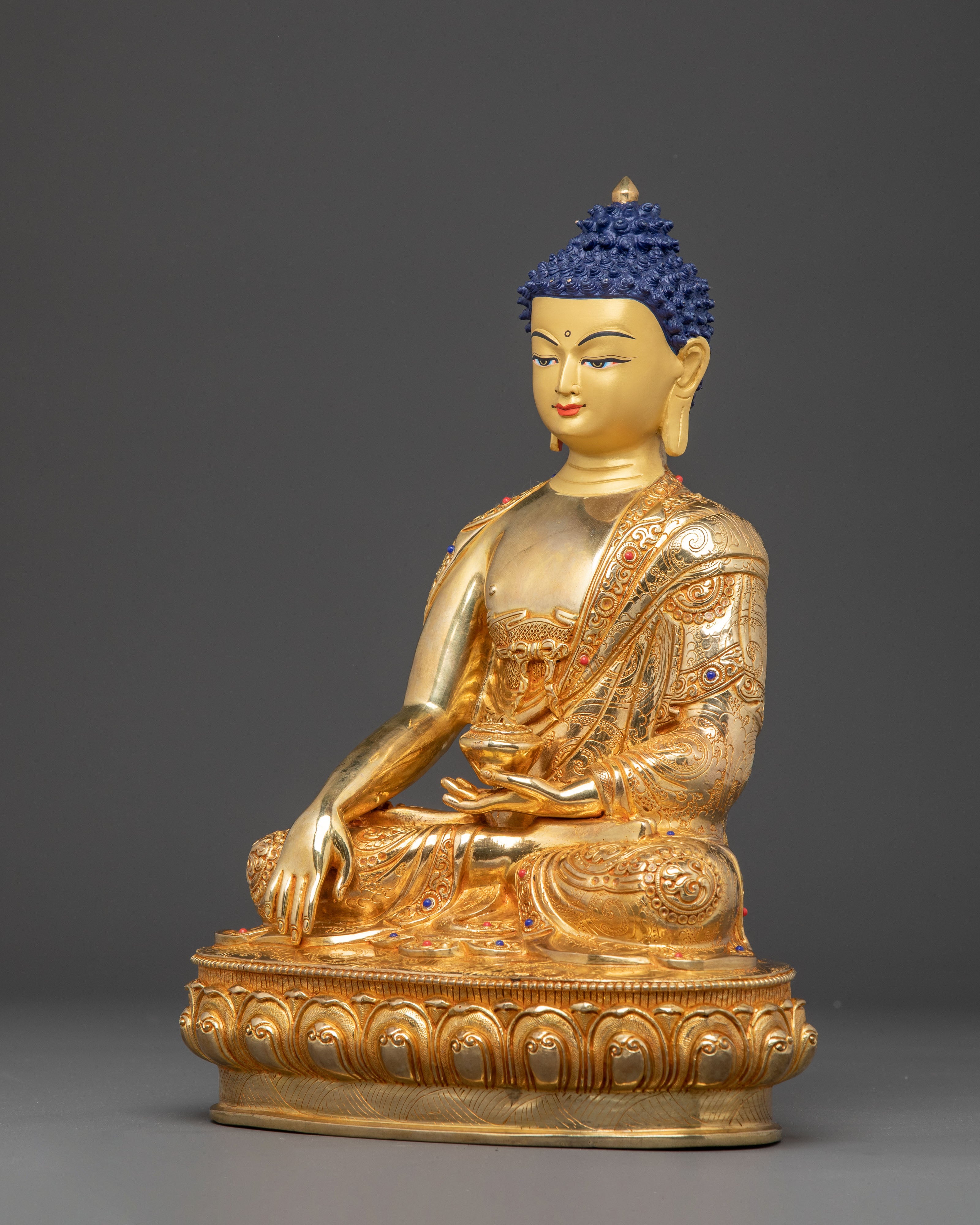 Handcrafted Shakyamuni Buddha Statue: Symbol of Power and Wisdom