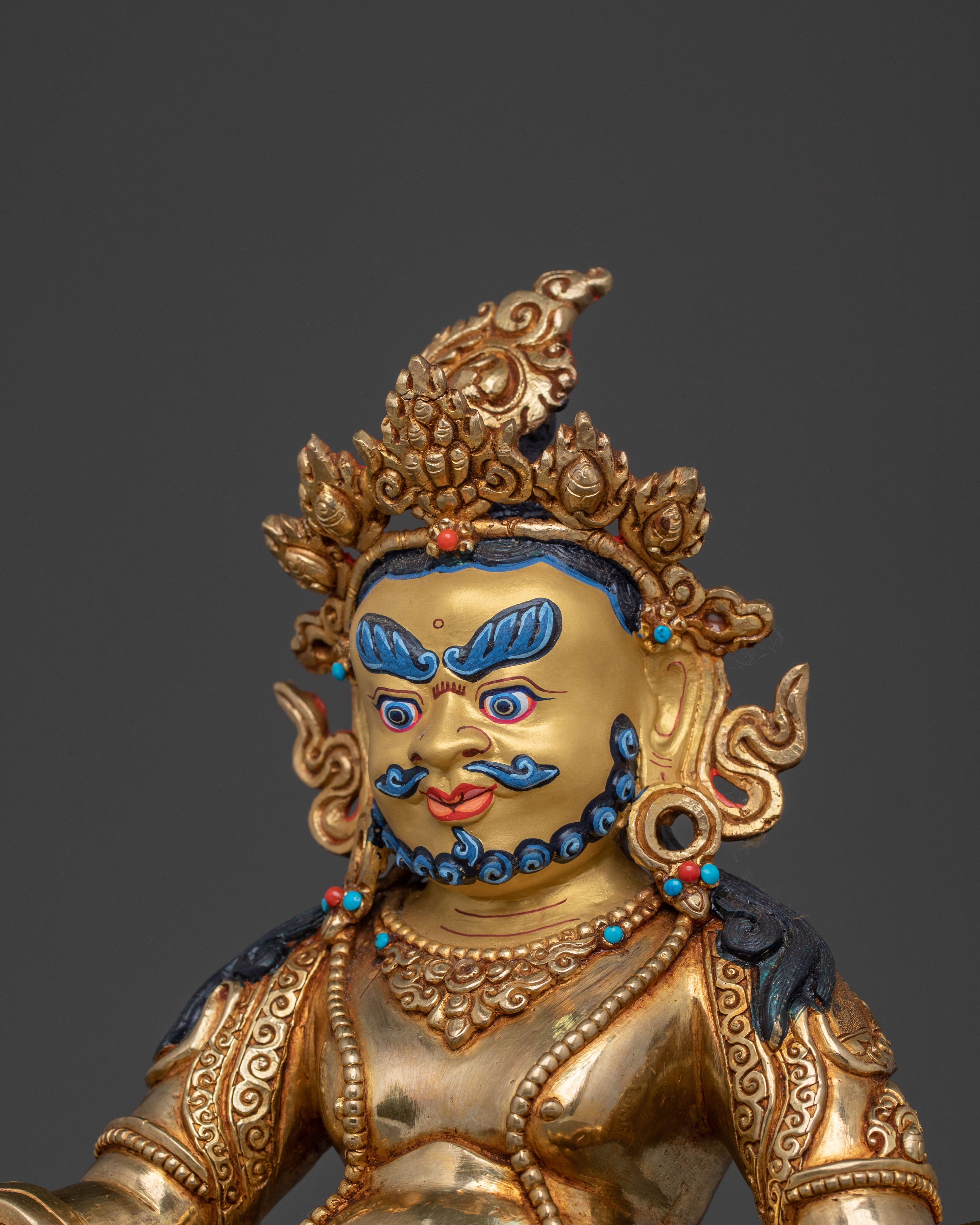 Dzambhala Handcrafted Figurine: Wealth Deity of Prosperity