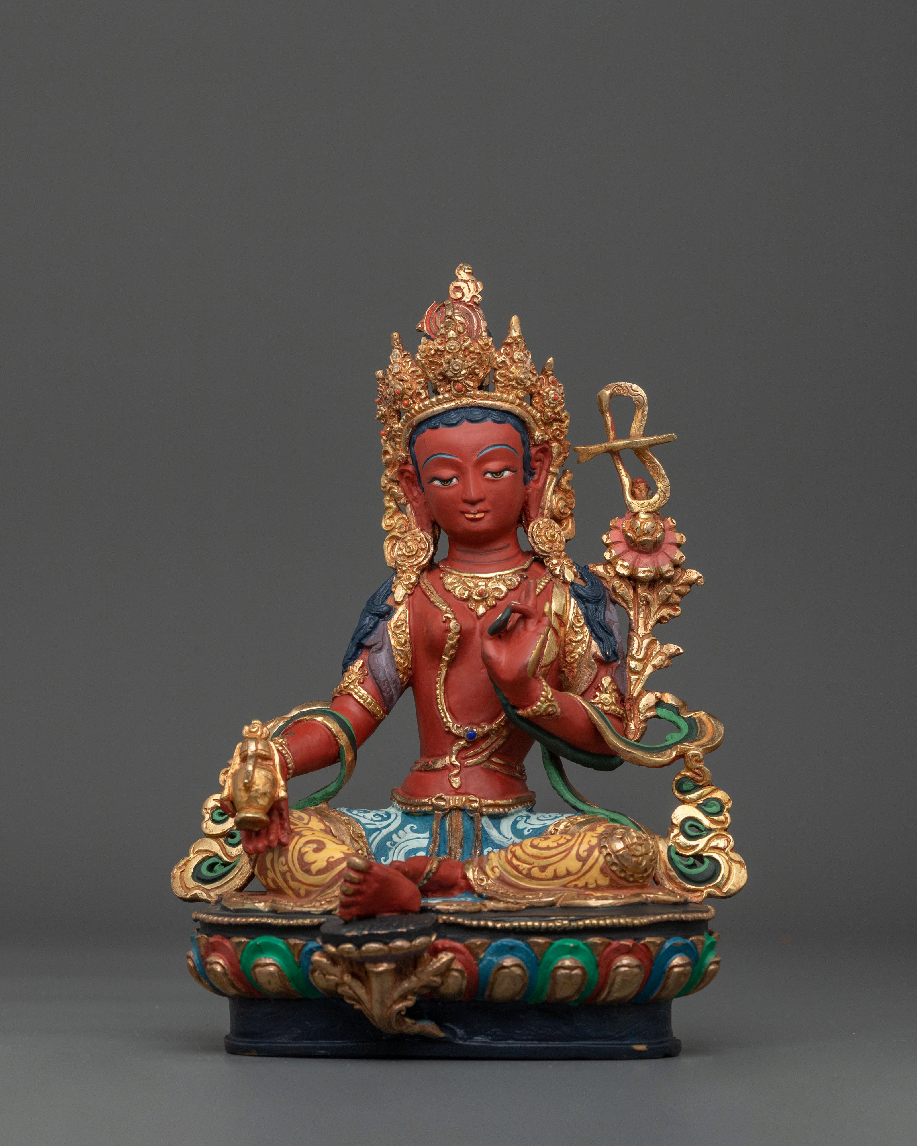 Red Tara Statue 