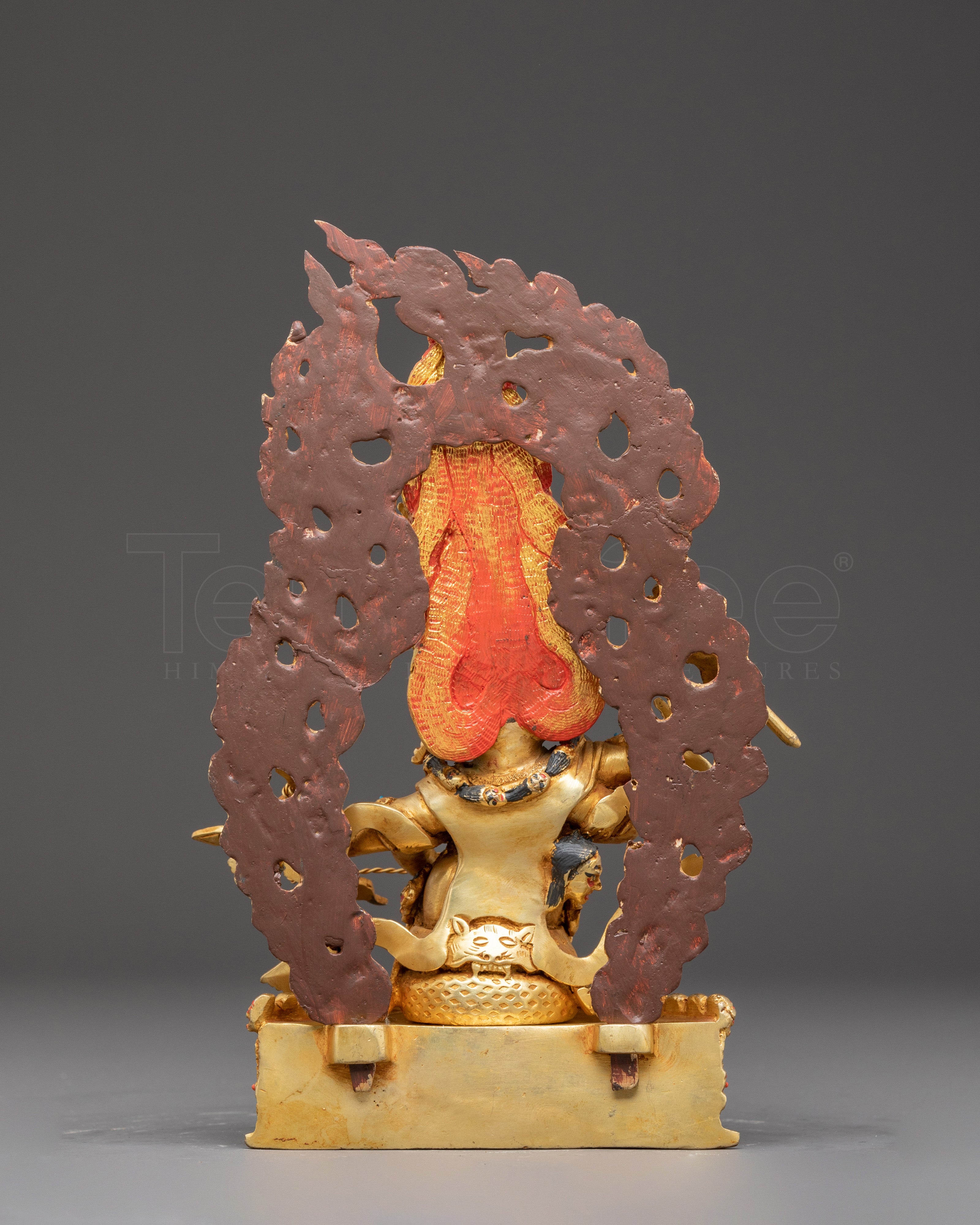 Golden Statue of Protector Rahula | Guardian of Spiritual Enlightenment