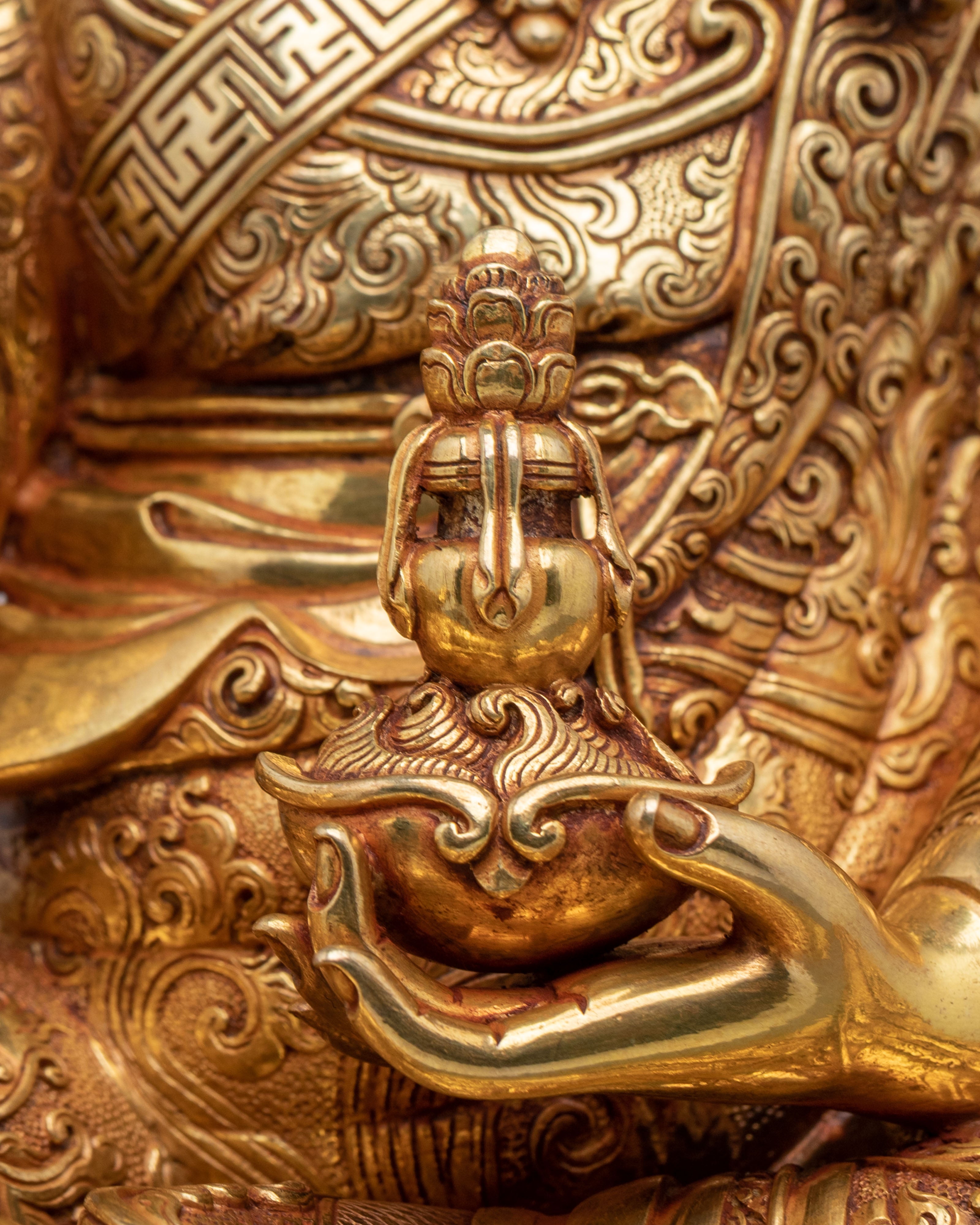 Guru Rinpoche Statue | Radiant Handcrafted Buddhist Figurine