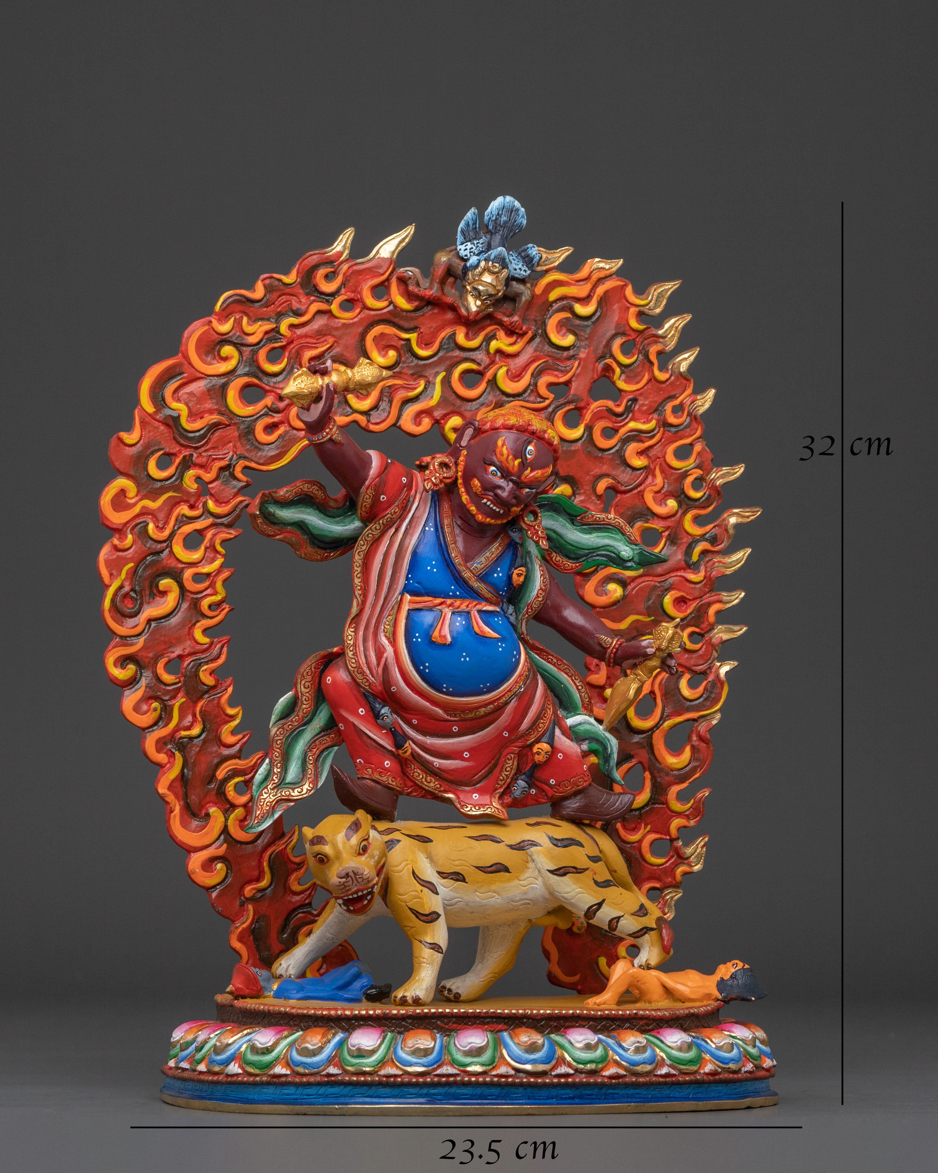 Fiery Dorje Drollo Statue | Buddhist Home Decor