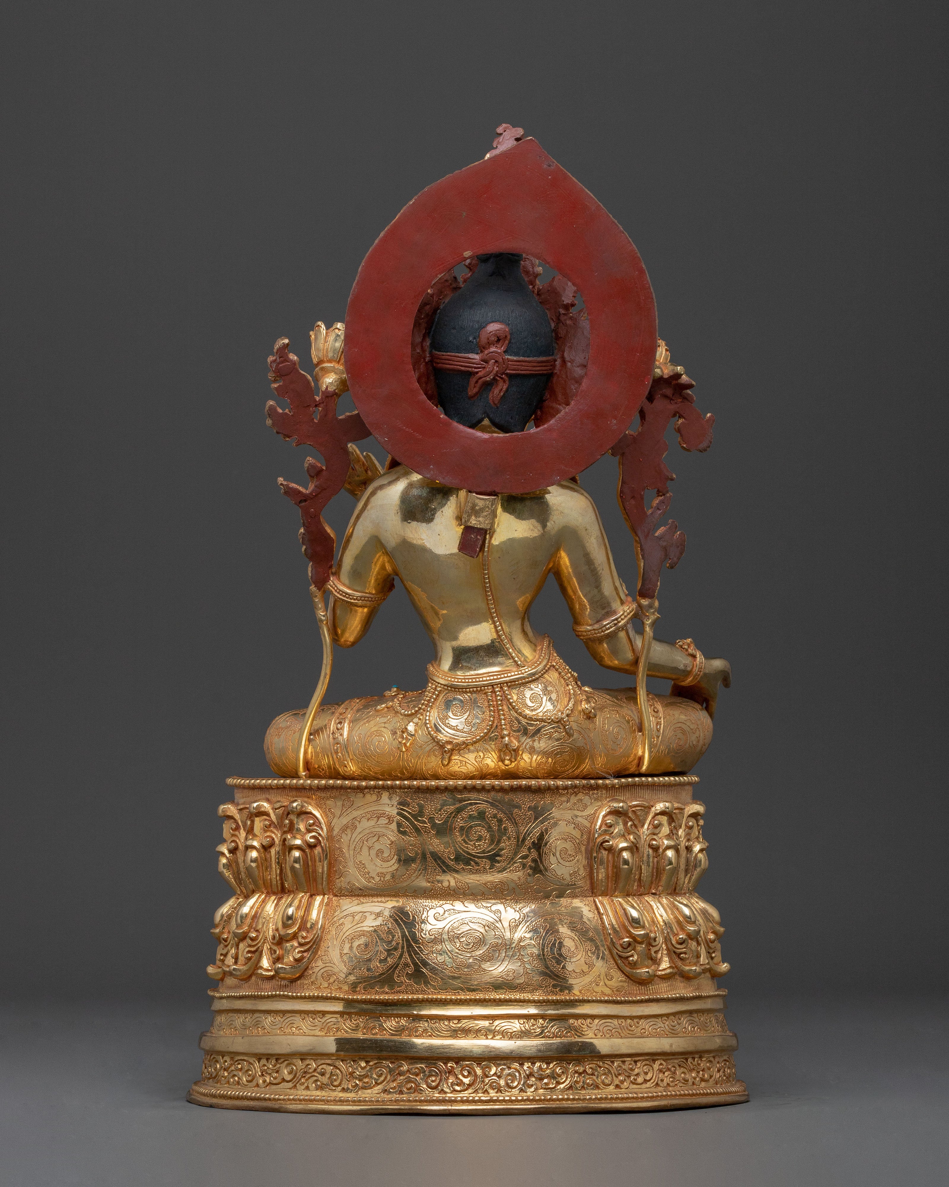 Syama Tara Handcrafted Statue – Exquisite 24K Gold Gilded