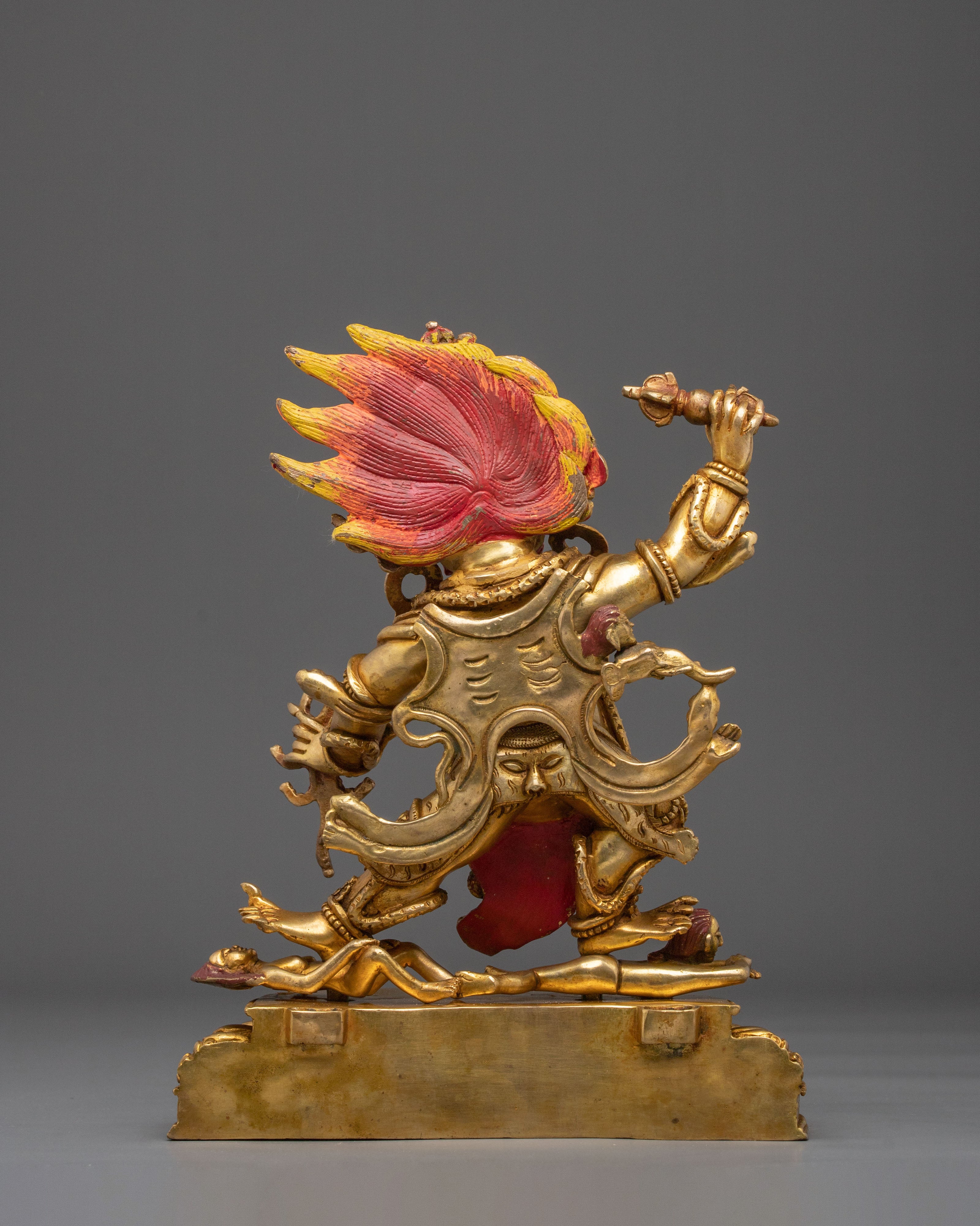 Guru Dragpo Traditional Statue | 24K Gold Gilded
