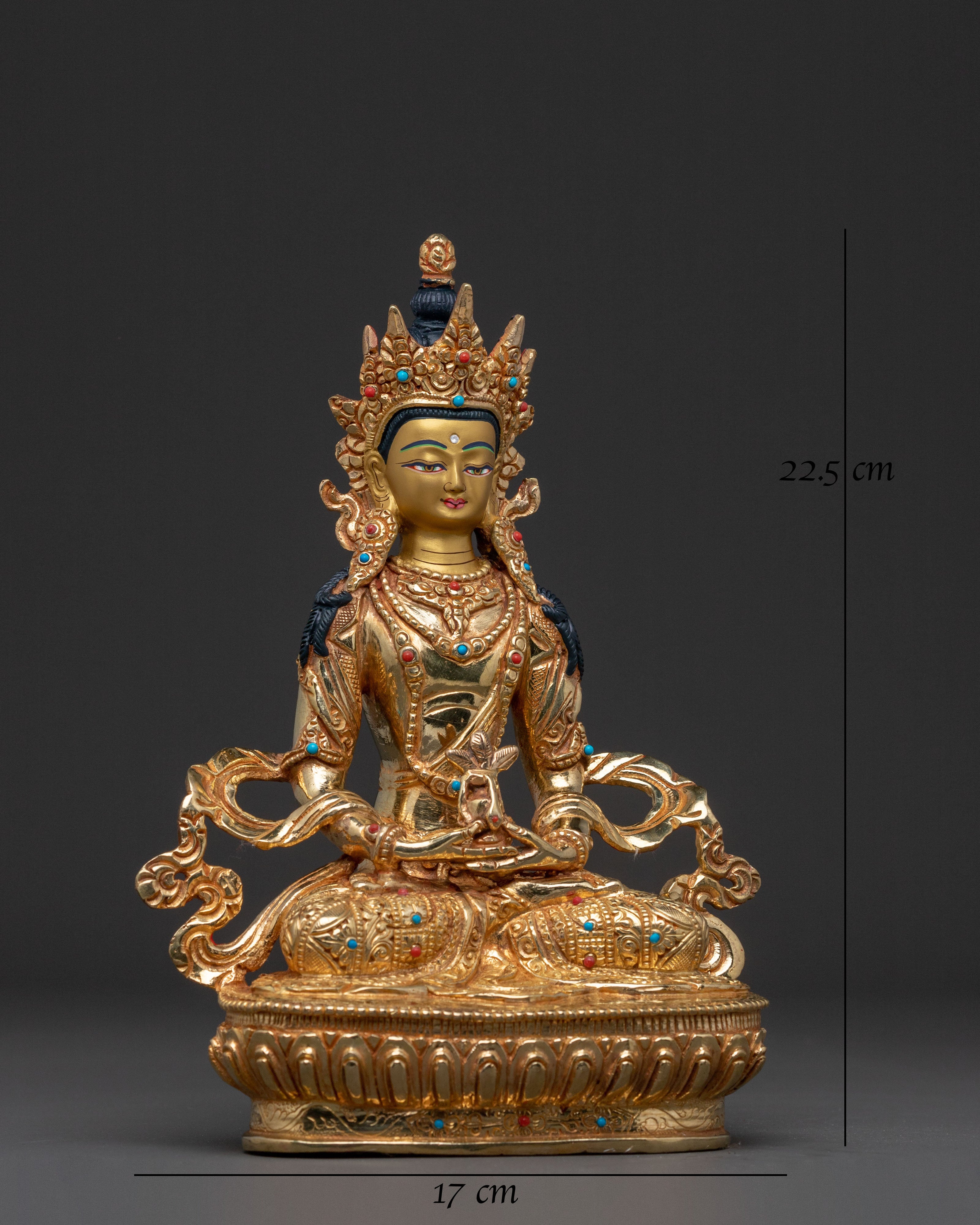 Amitayus Himalayan Statue – Auspicious Golden Form