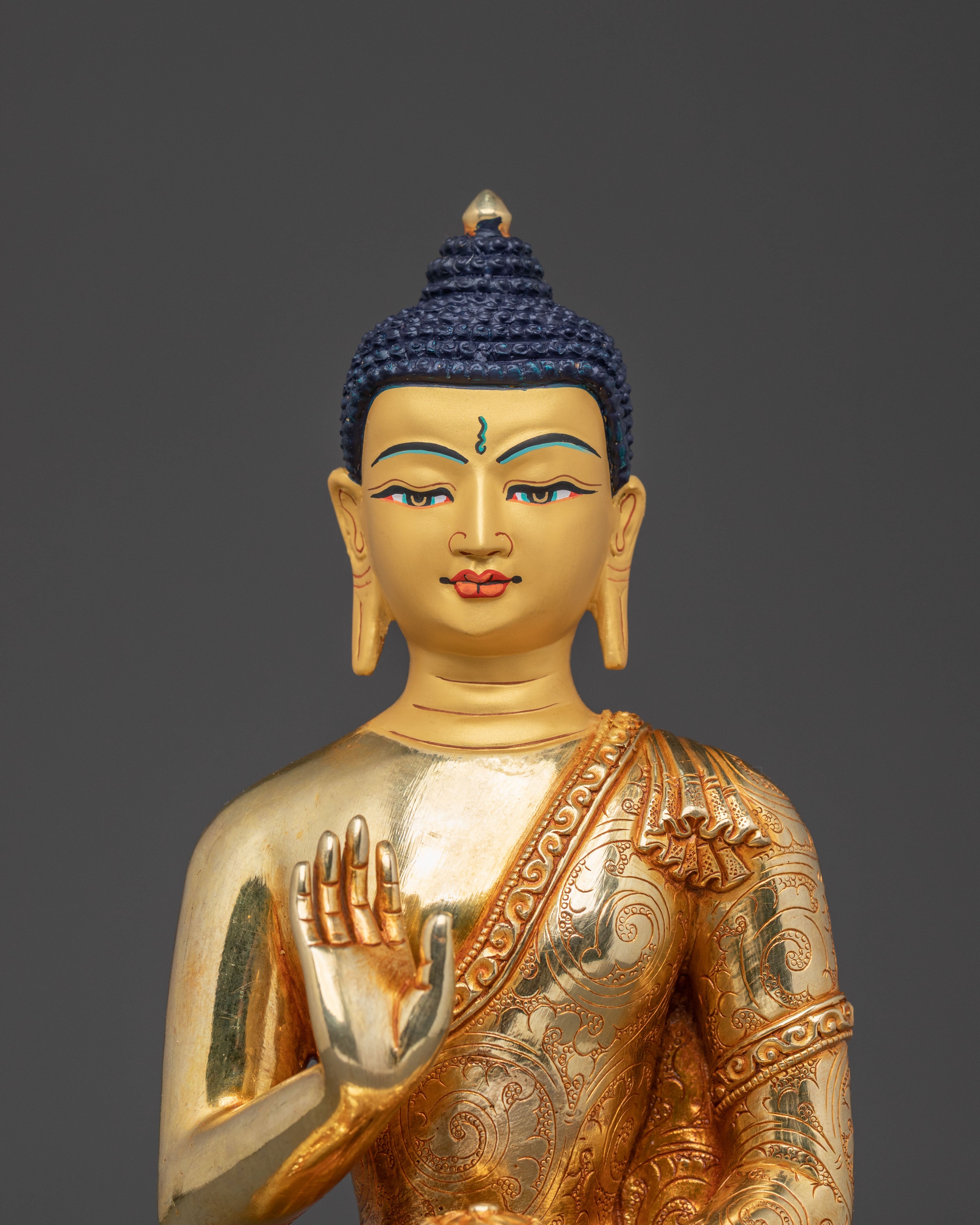 Five Dhyani Buddha Divine Statue Set | Altar Decor