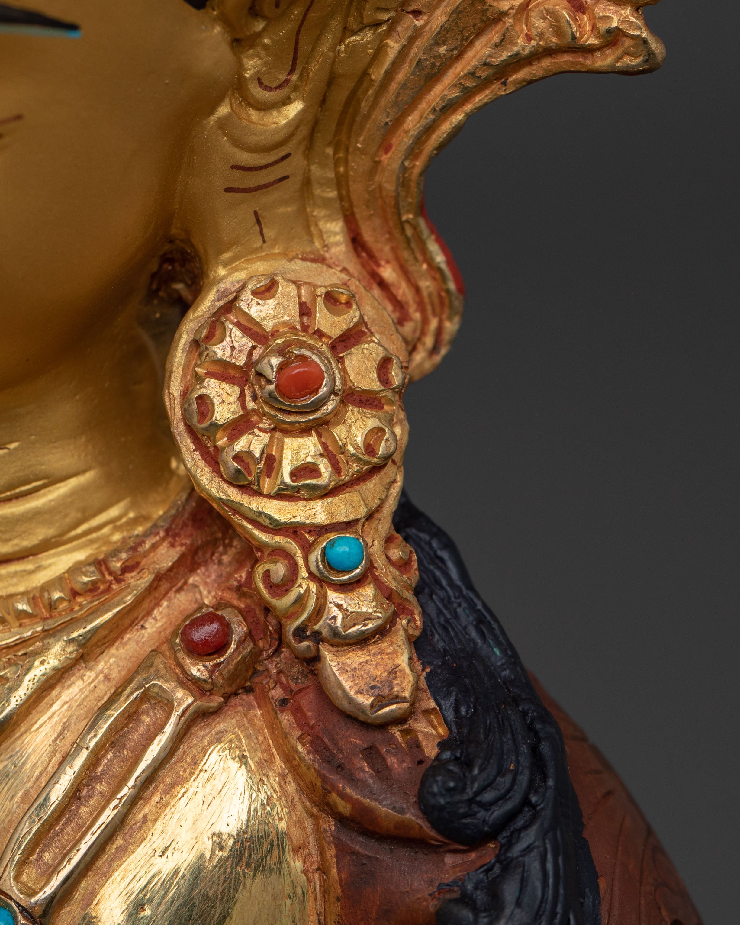 Vajrasattva Golden Statue with Copper Body