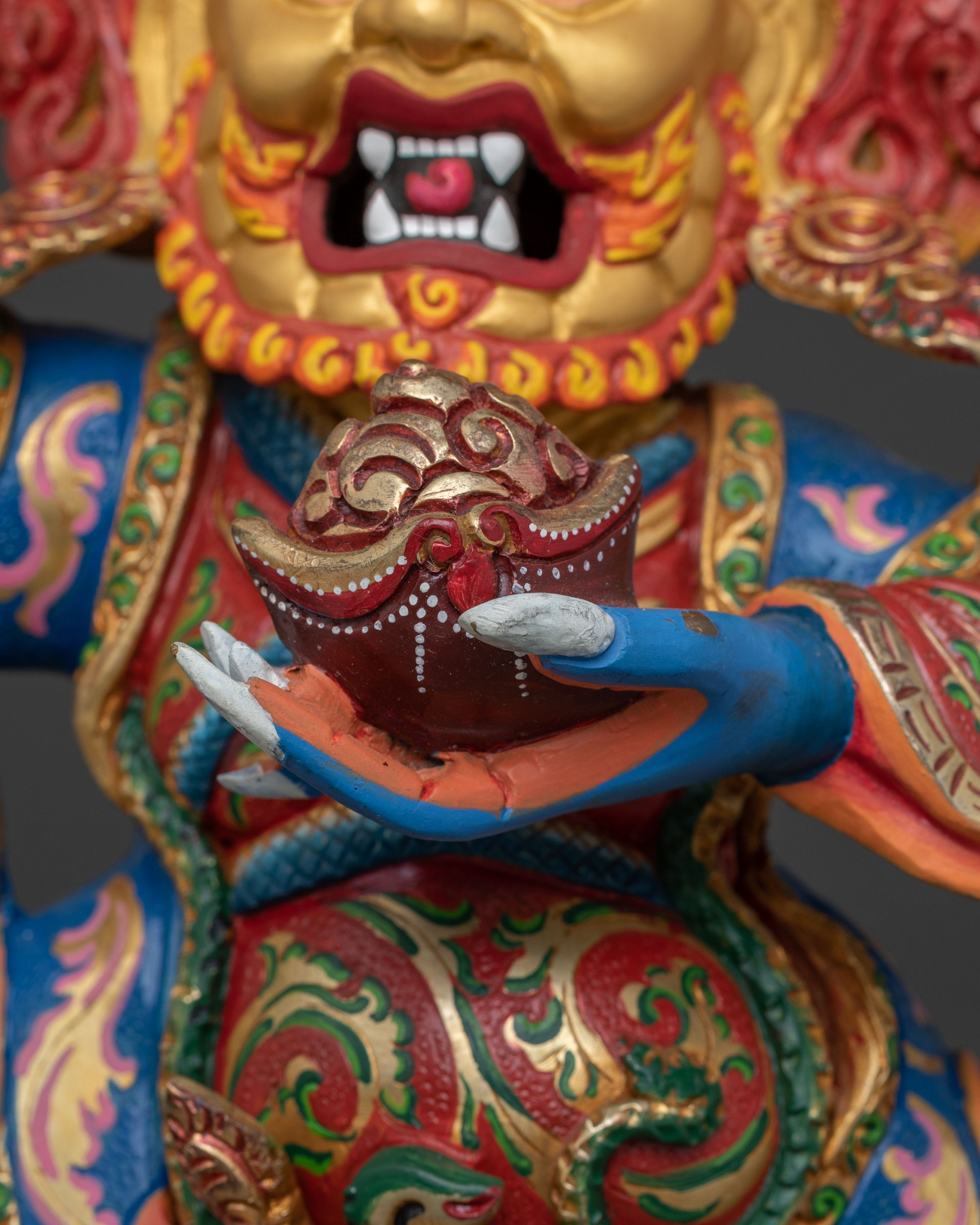 Mahakala Bernakchen Statue | Divine Protector