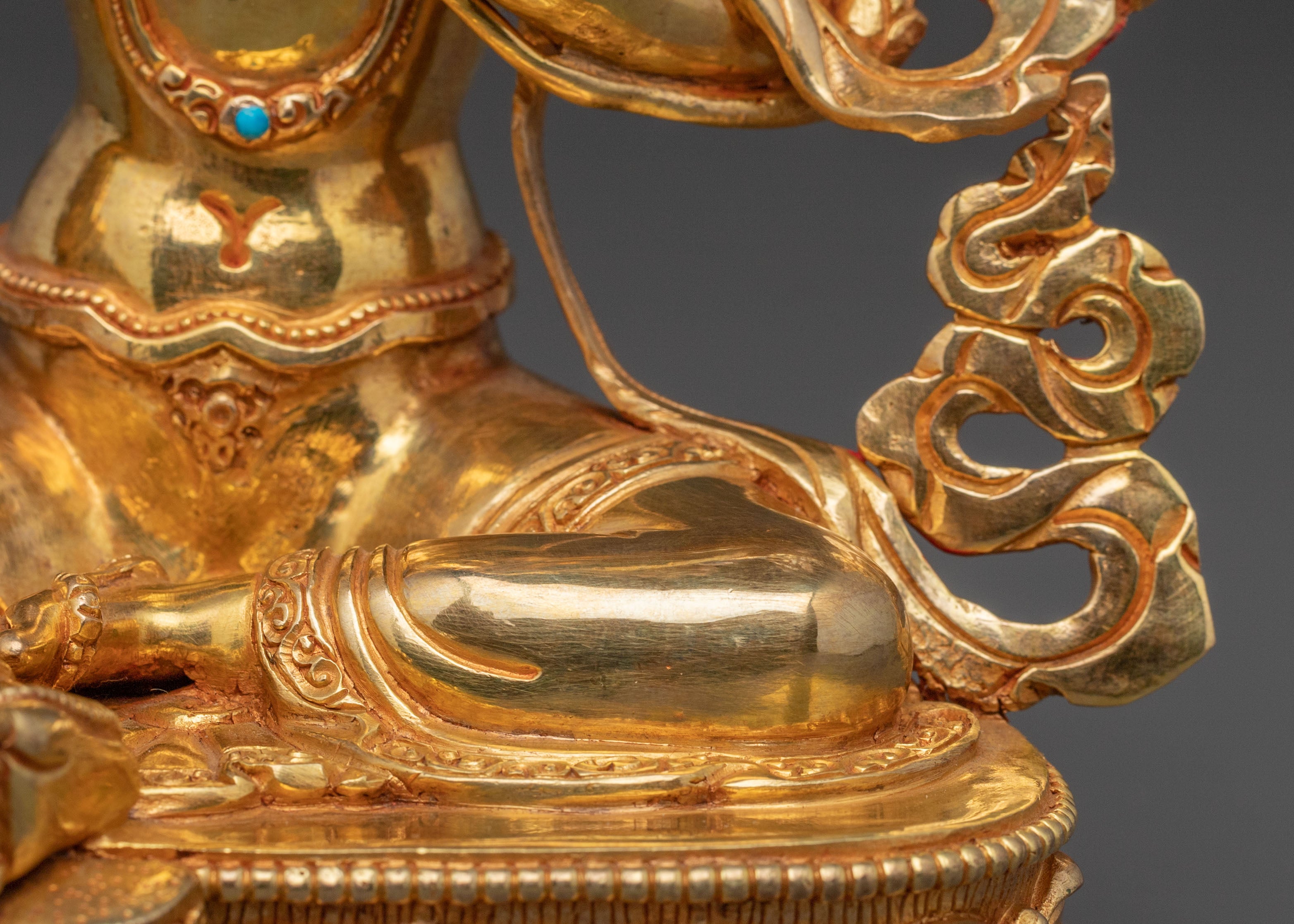 Handcrafted Blessing Statue of Green Tara